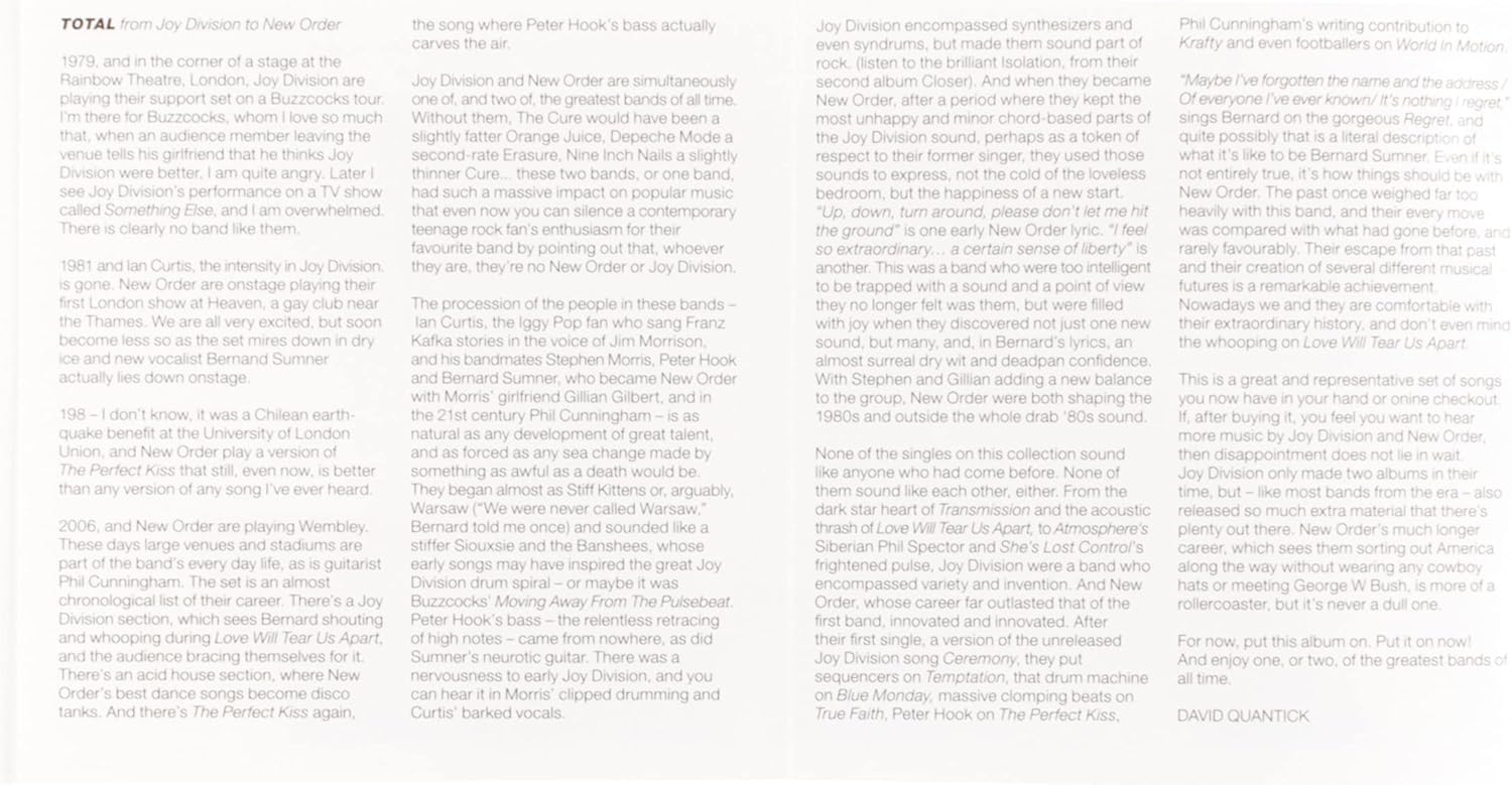 New Order - Total: From Joy Division To New Order [Audio CD] 5