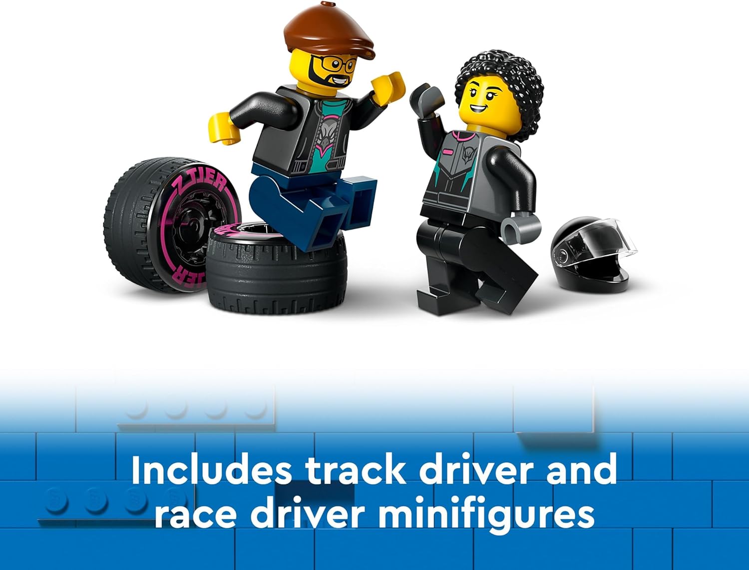 LEGO City Race Car and Car Carrier Truck Toy - Building Set for Ages 6+