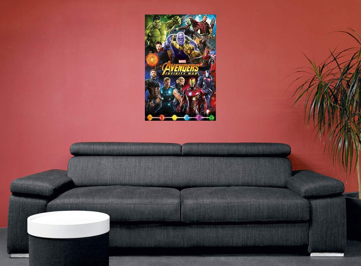 Avengers: Infinity War Characters Maxi Poster - 61 x 91.5 cm, High-Quality Paper, Multi-Colour