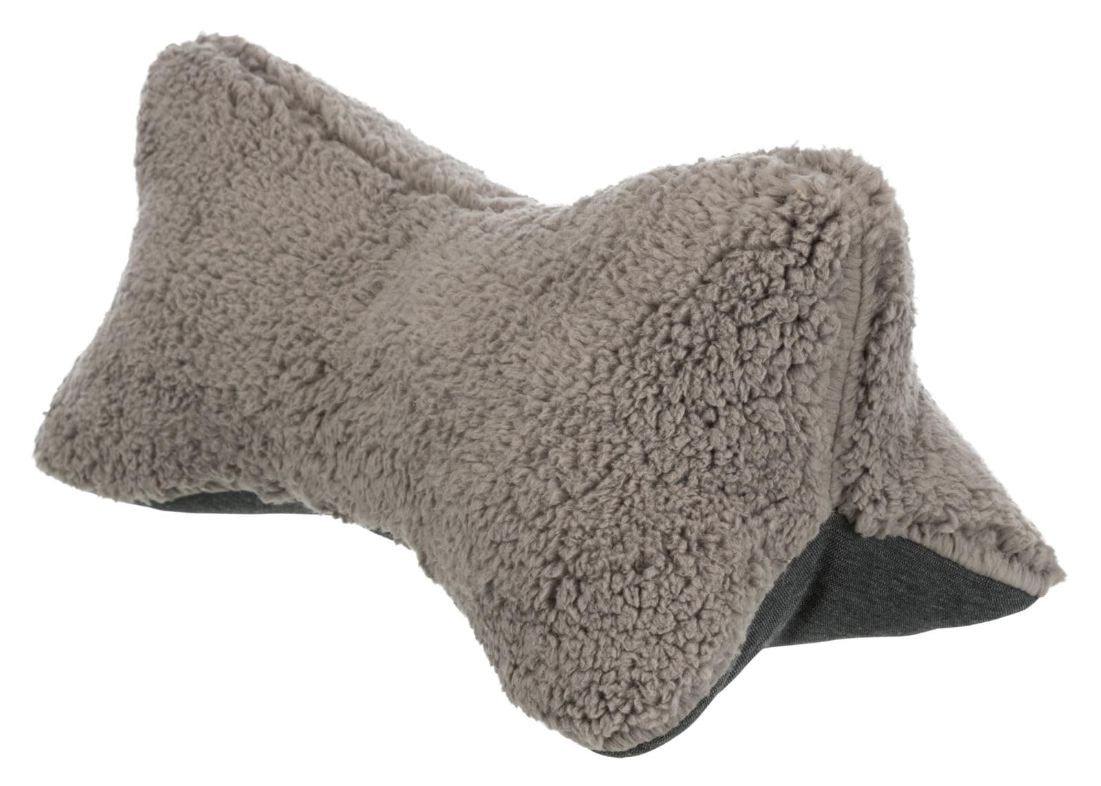 TRIXIE Pillow Bendson for Dogs - Ergonomic Comfort | 40 x 22 cm | Light Grey/Dark Grey