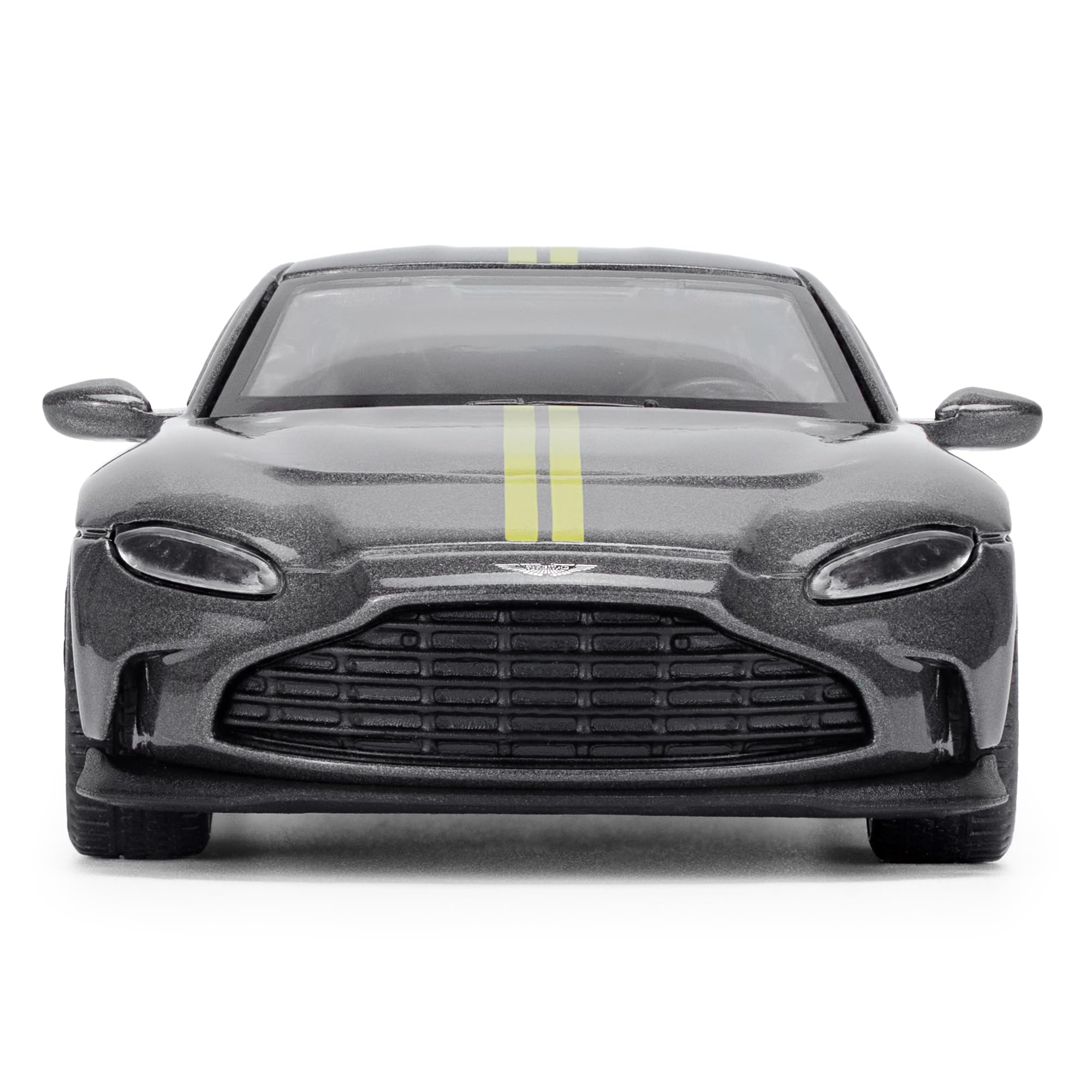 Aston Martin V12 Vantage 1:43 Scale Die-Cast Model Car - Grey | Collectible Display Model 4