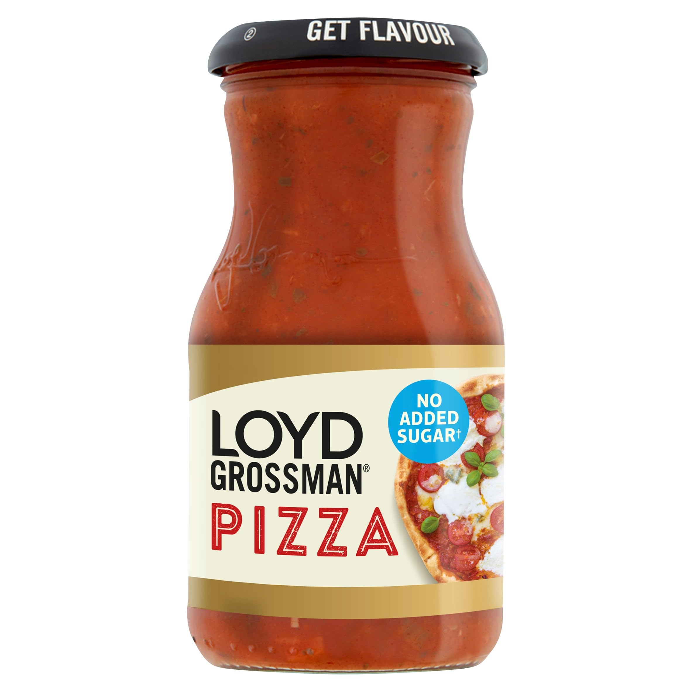 Loyd Grossman Rich Tomato, Basil and Oregano Pizza Topping Sauce - 350g Jar 1