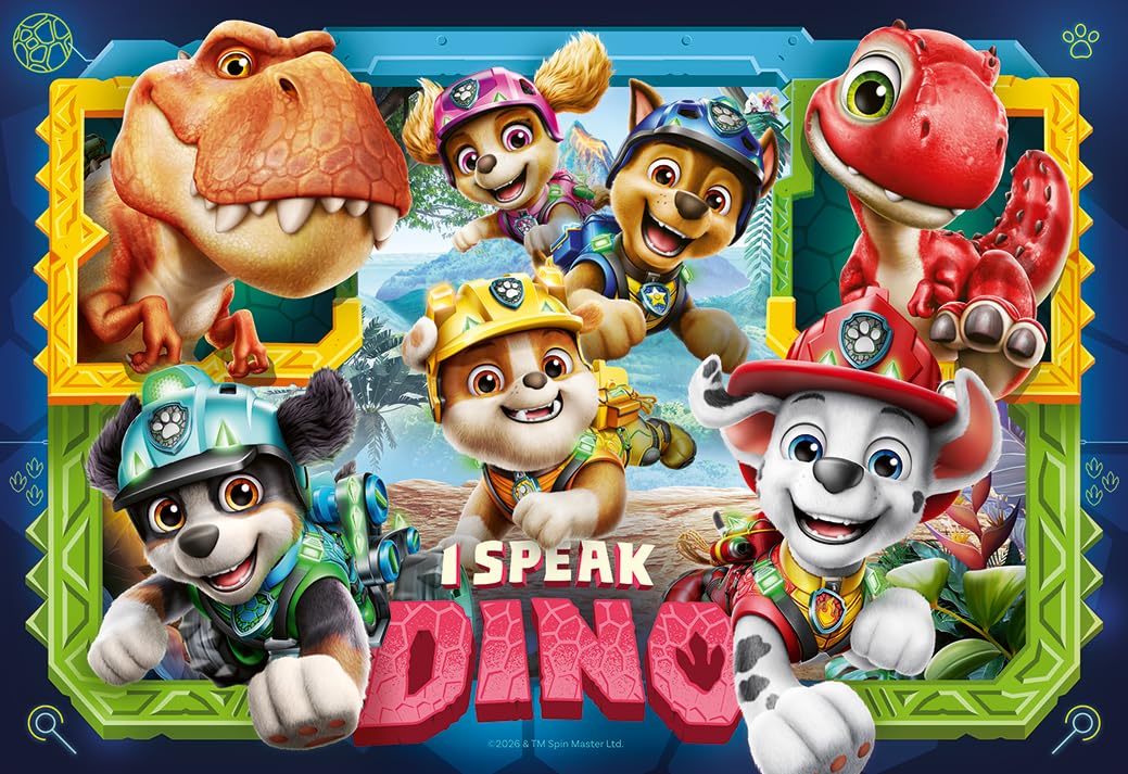 Ravensburger Paw Patrol Dino Rescue 35-Piece Jigsaw Puzzle for Kids Ages 3+