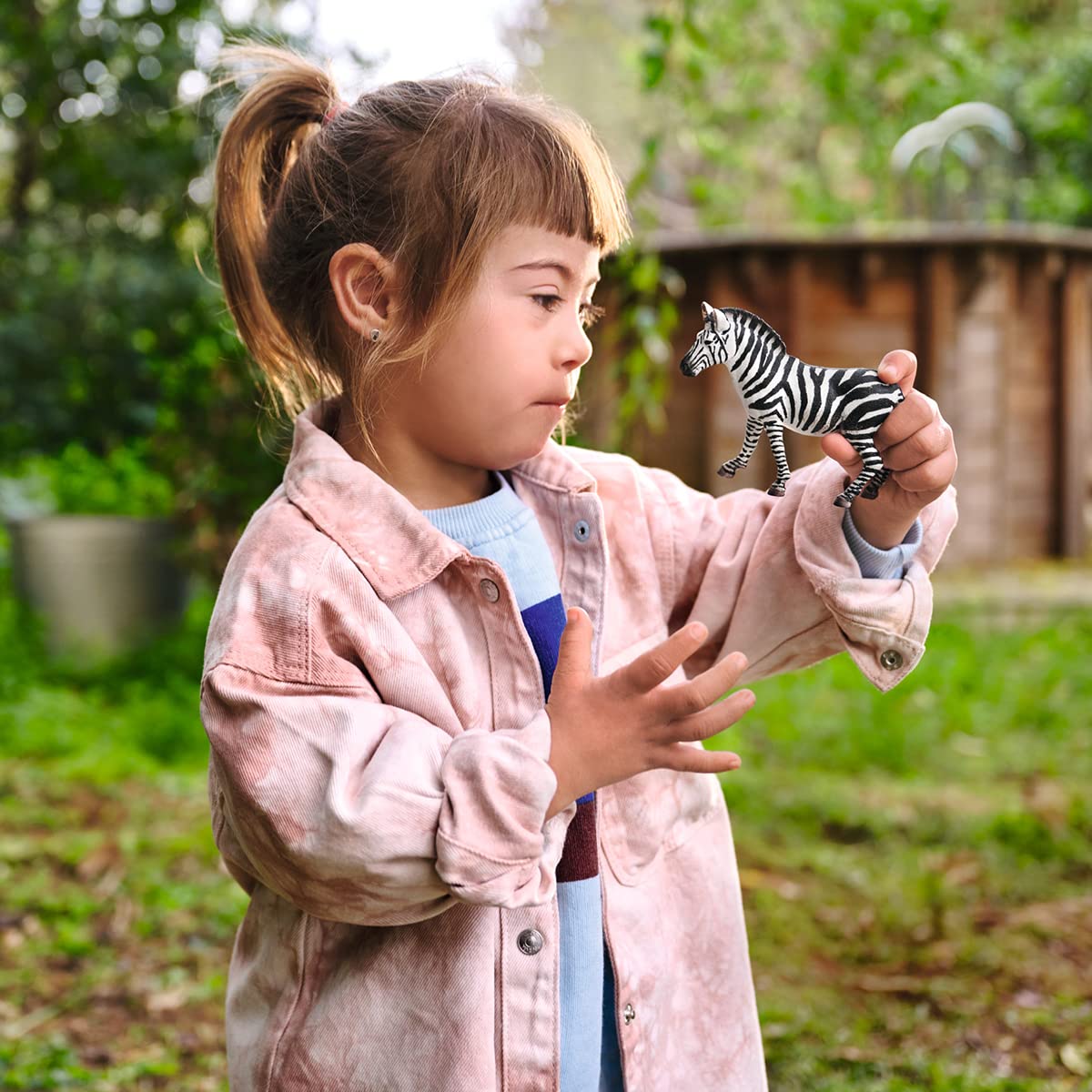 Schleich 14810 Zebra, Female - Educational Play Figure for Kids 6
