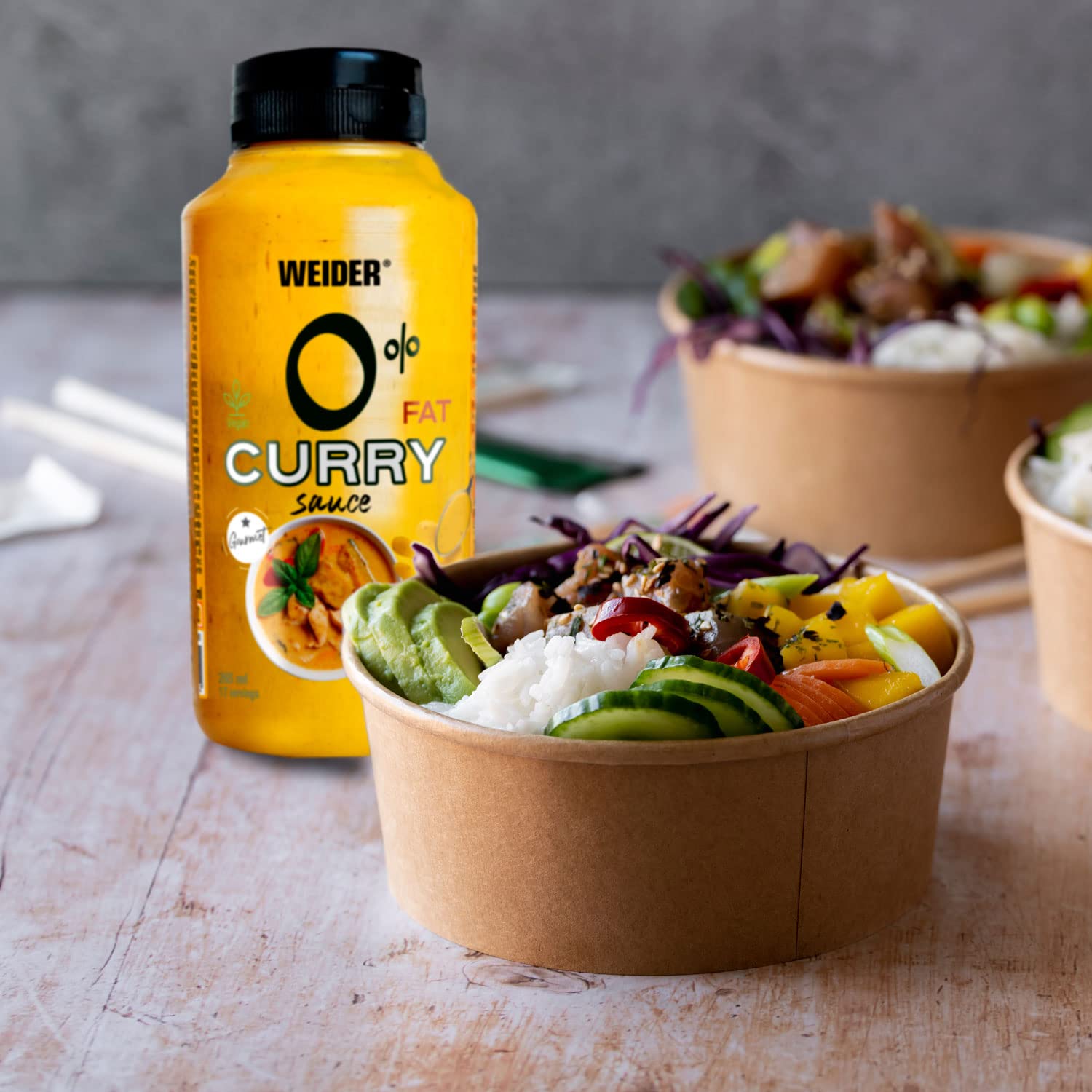 Weider Gourmet 0% Fat Curry Sauce - New Recipe | 265 ml 4