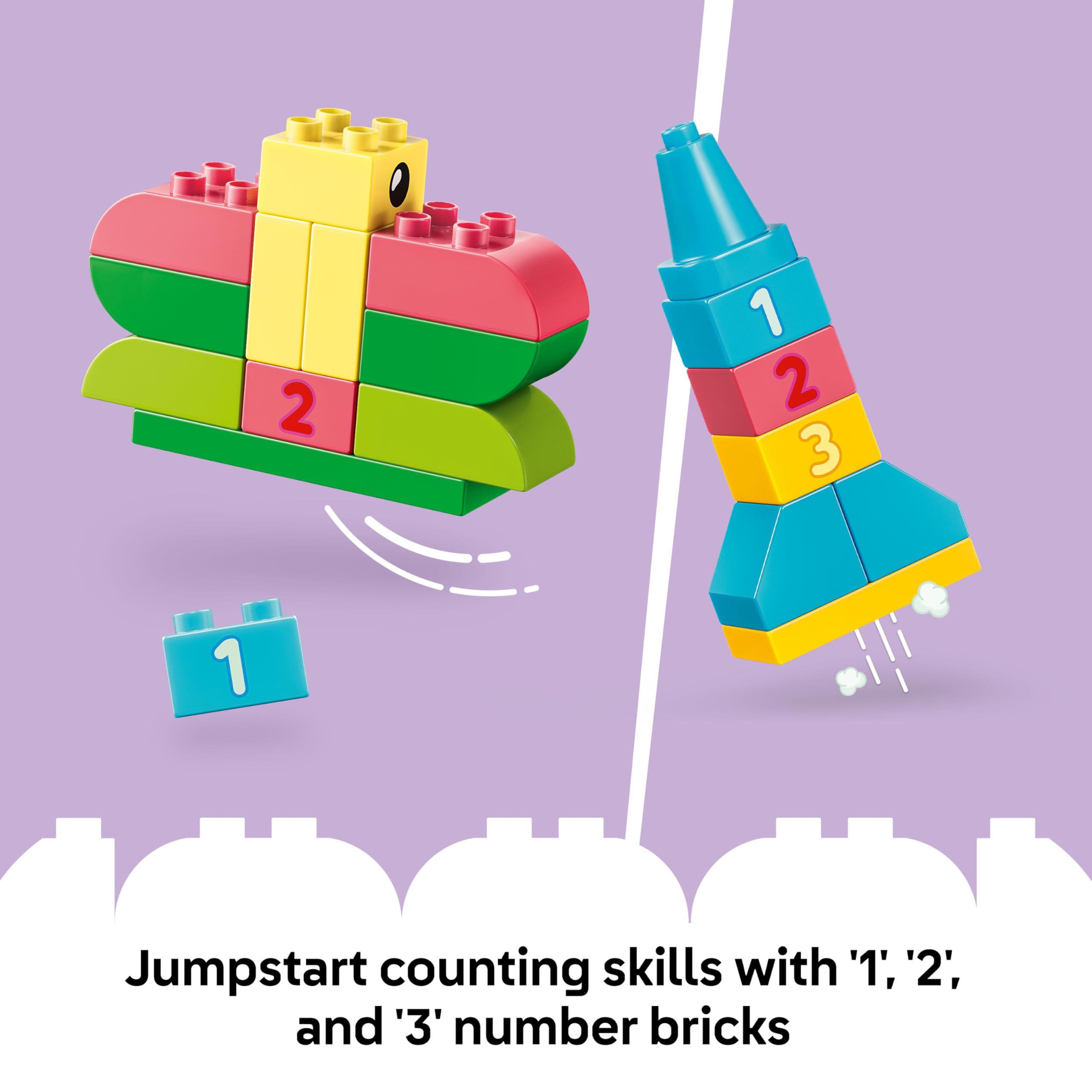 LEGO DUPLO Colourful Creative Box - 80 Bricks | Ages 1.5+ | Educational Building Set 6