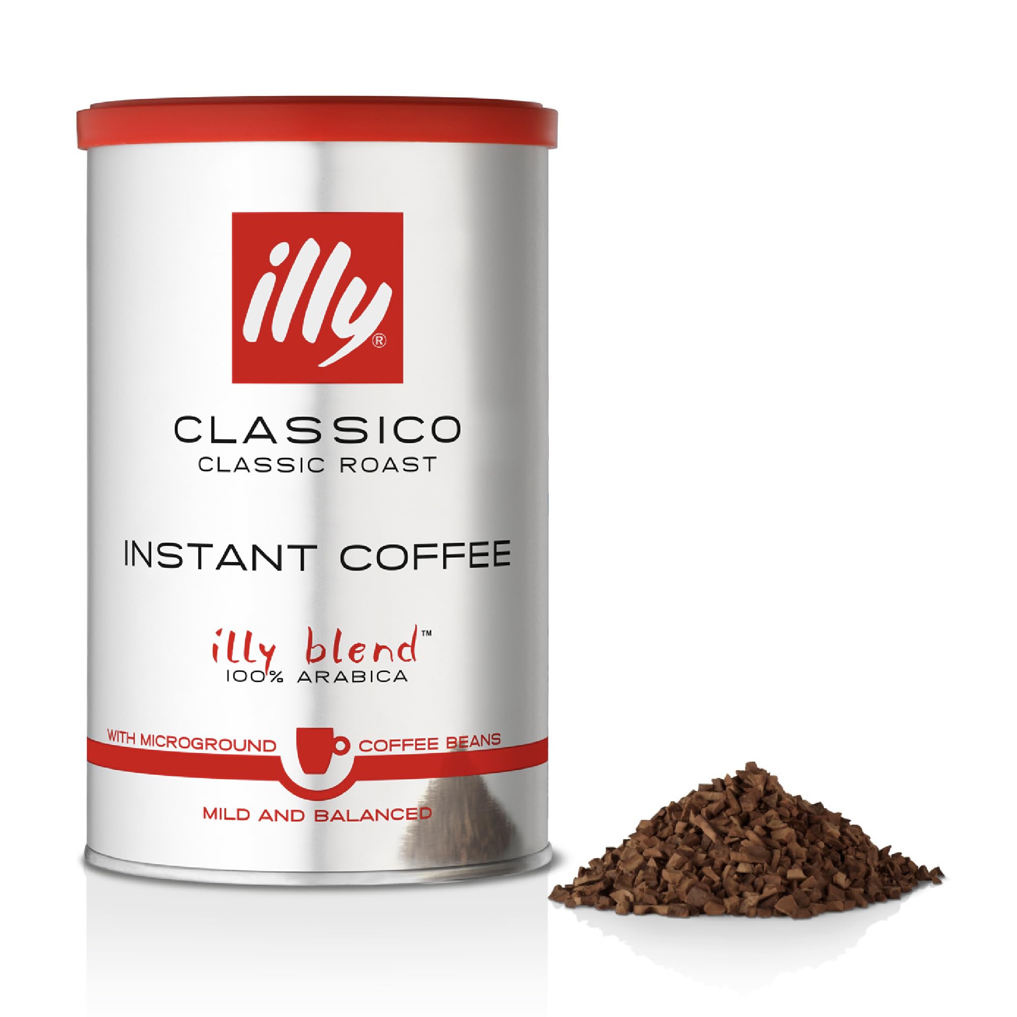 illy Instant Coffee Smooth Taste - 100% Arabica Medium Roast | 95g Jar
