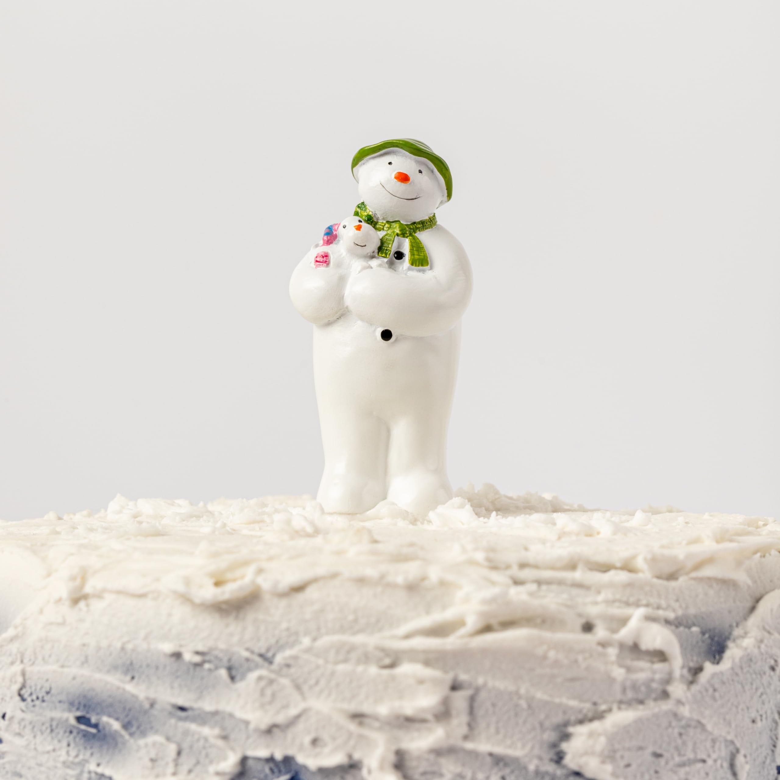 The Snowman™ and The Snowdog Cake Topper - Hand-Painted Resin Figurine for Christmas Cakes 8