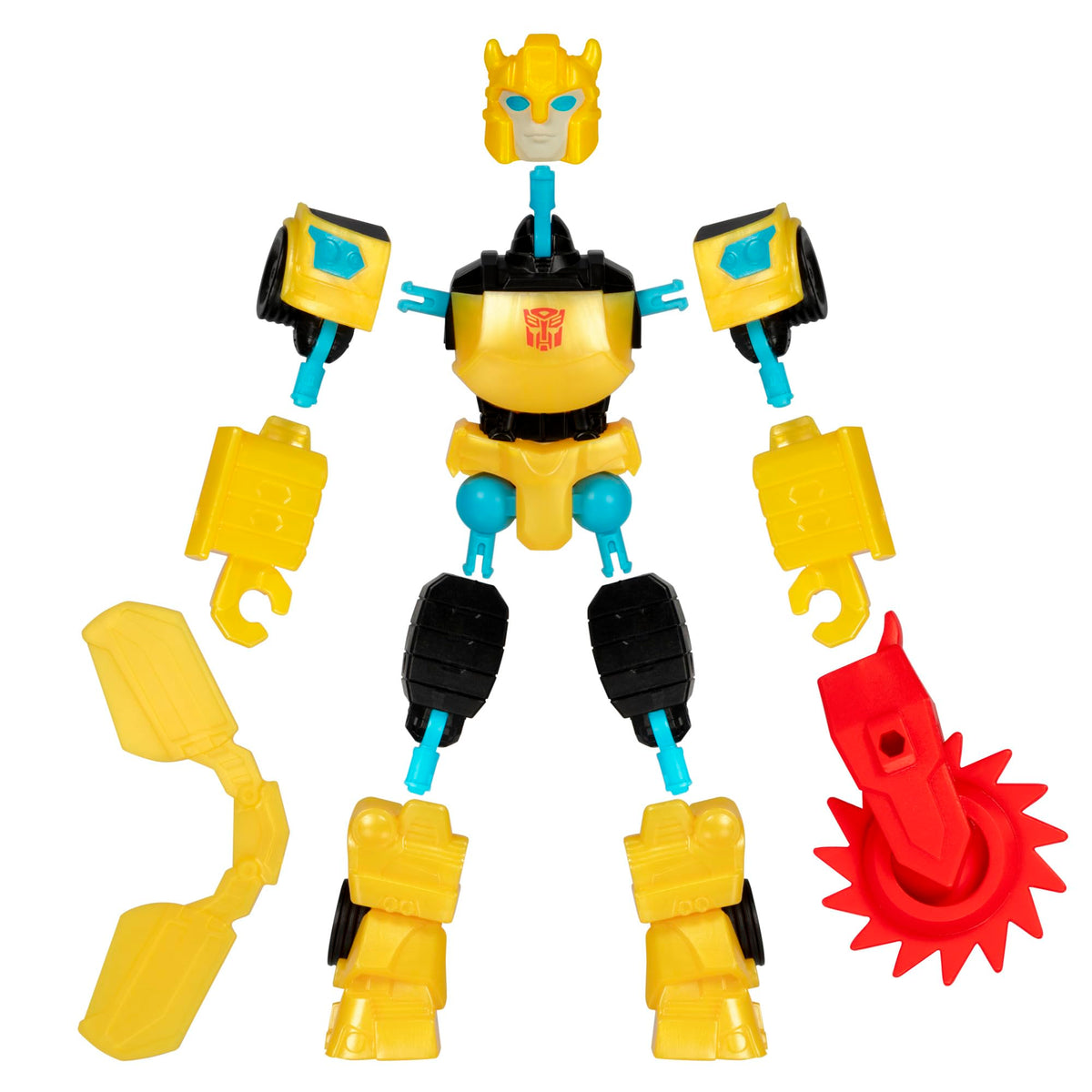 Transformers MixMashers Bumblebee Mix-and-Match Action Figure - 12 cm, Ages 4+