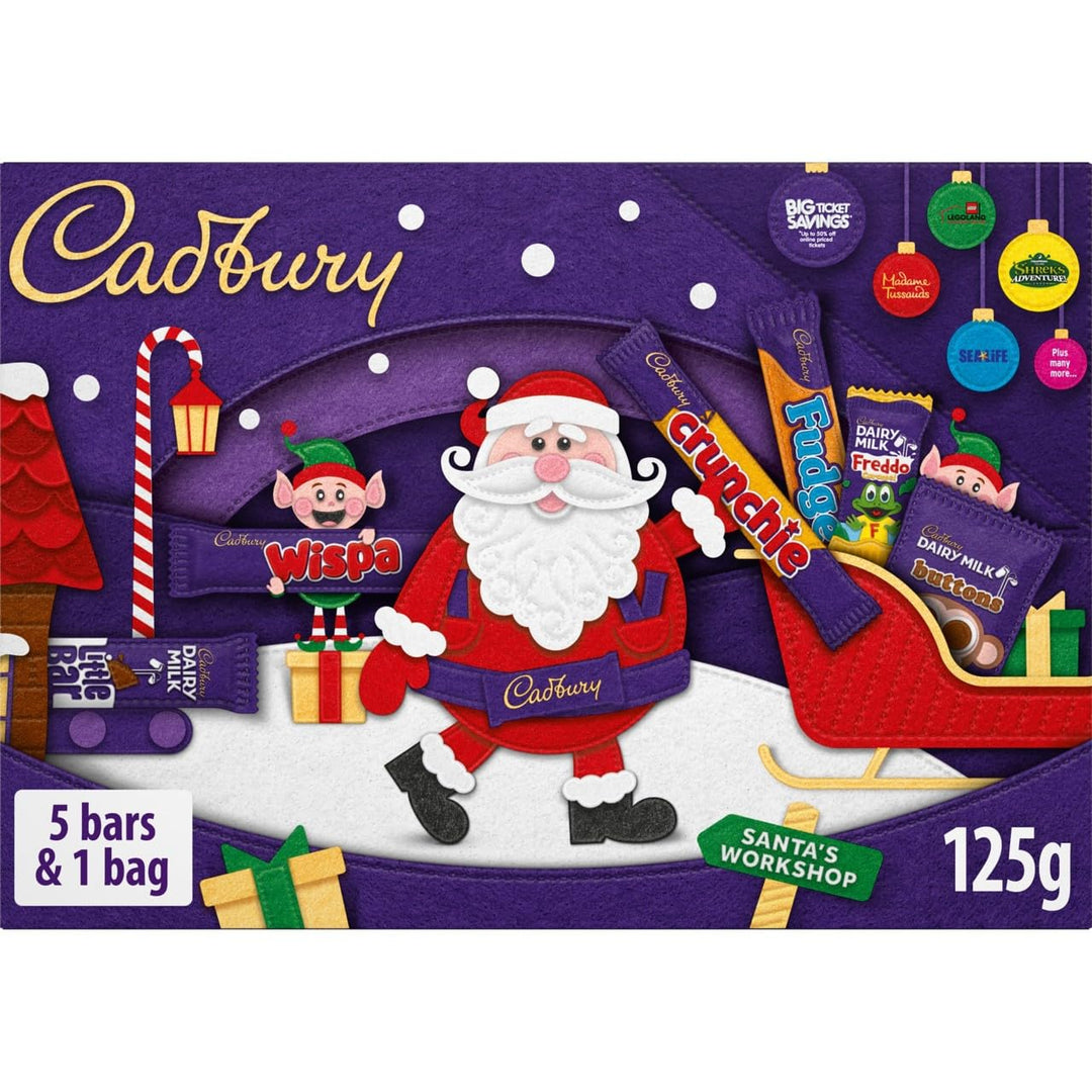 Cadbury Festive Chocolate Selection Box, Perfect Stocking Filler Gift, Incl