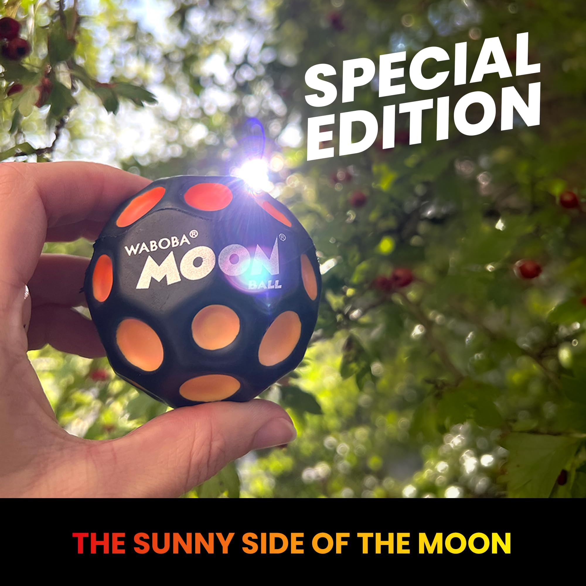 Waboba UV Moon Ball - Hyper Bouncing Up to 100 Feet | UV-Reactive Color | Ages 8+ 4