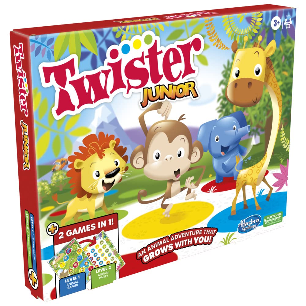 Hasbro Gaming Twister Junior Classic Party Game for Kids 3+