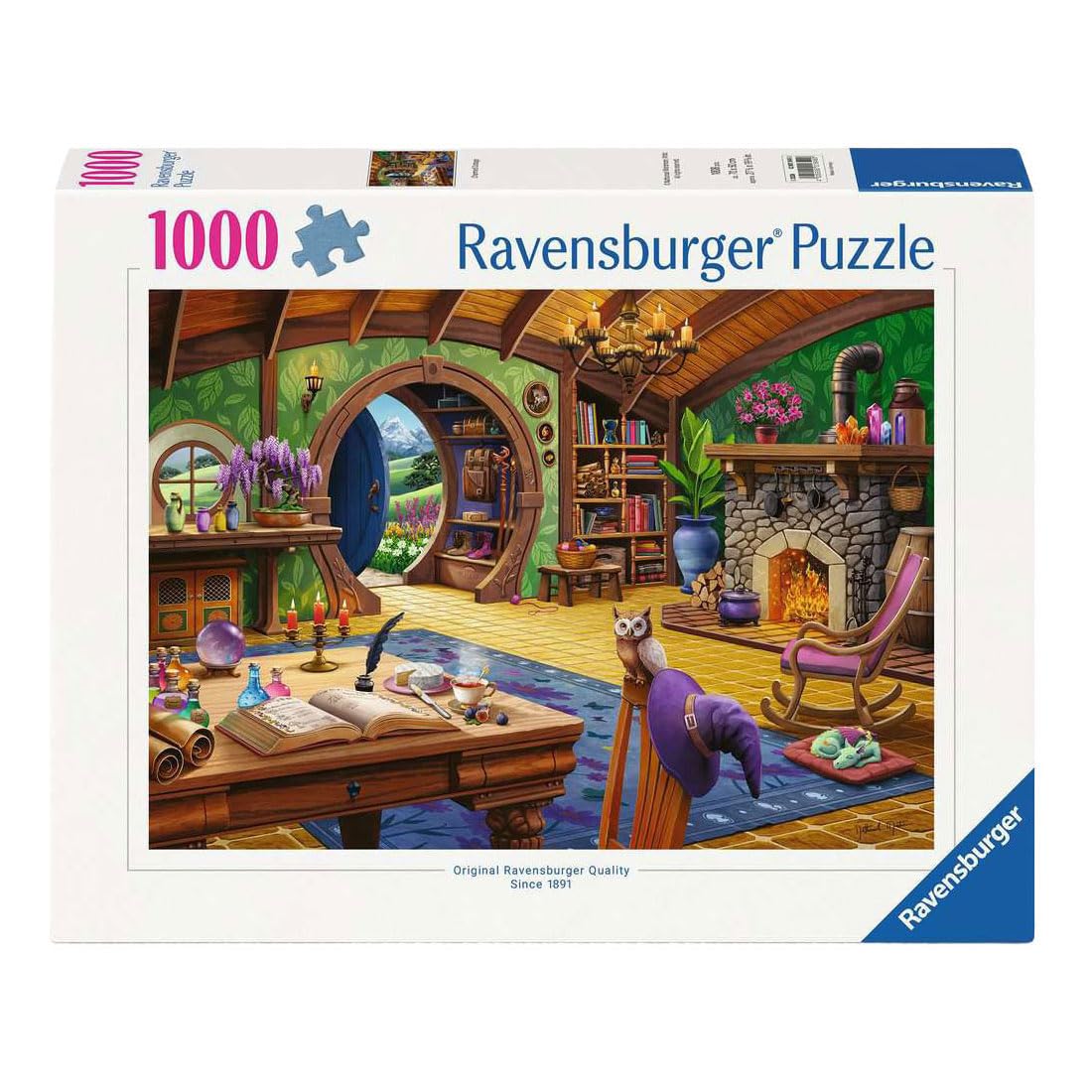 Ravensburger Charmed Cottage Jigsaw Puzzle - 1000 Pieces | Glare-Free Finish | FSC Certified