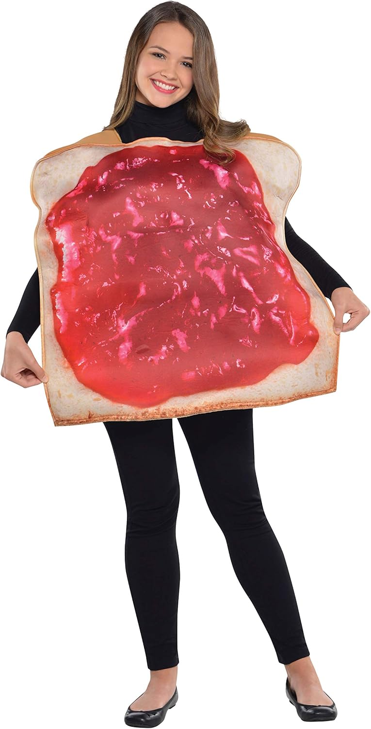 AMSCAN Peanut Butter and Jelly Couple Costume - Adult Size 3