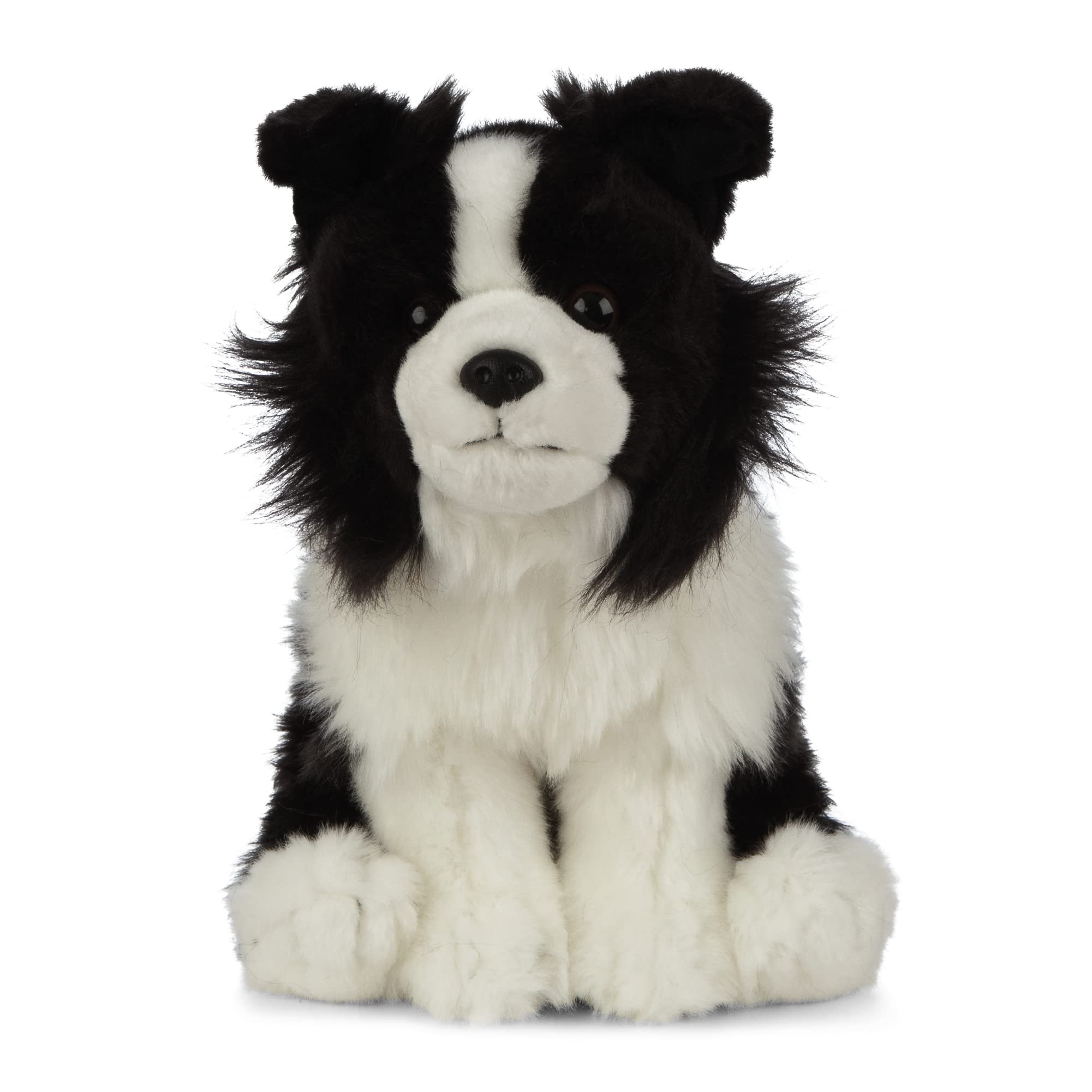 Living Nature Border Collie - Realistic Eco-Friendly Plush Dog Toy, 20cm 8