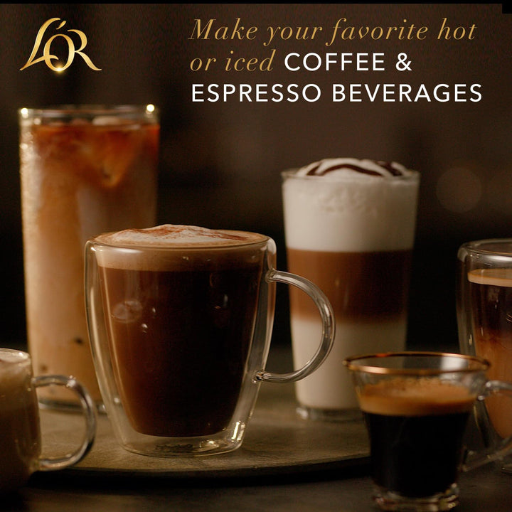 L'OR Espresso Ristretto Coffee Pods x10 Intensity 11 - Aluminum Capsules for Nespresso Machines
