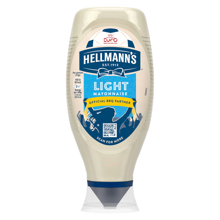 Hellmann's UEFA Women's EURO 2025 Limited Edition Light Mayonnaise Squeeze Bottle