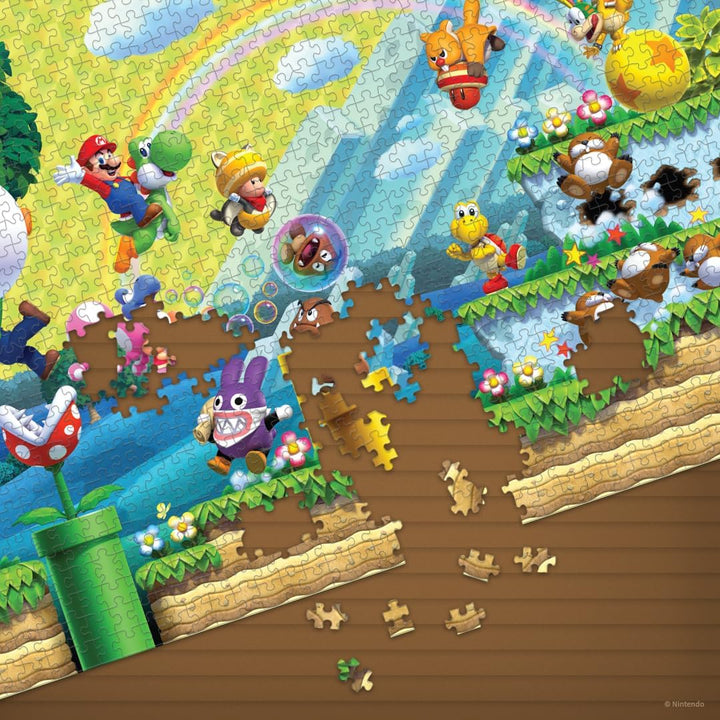 Super Mario "Chaos & Fun" 1,000 Piece Jigsaw Puzzle - Nintendo Switch Edition