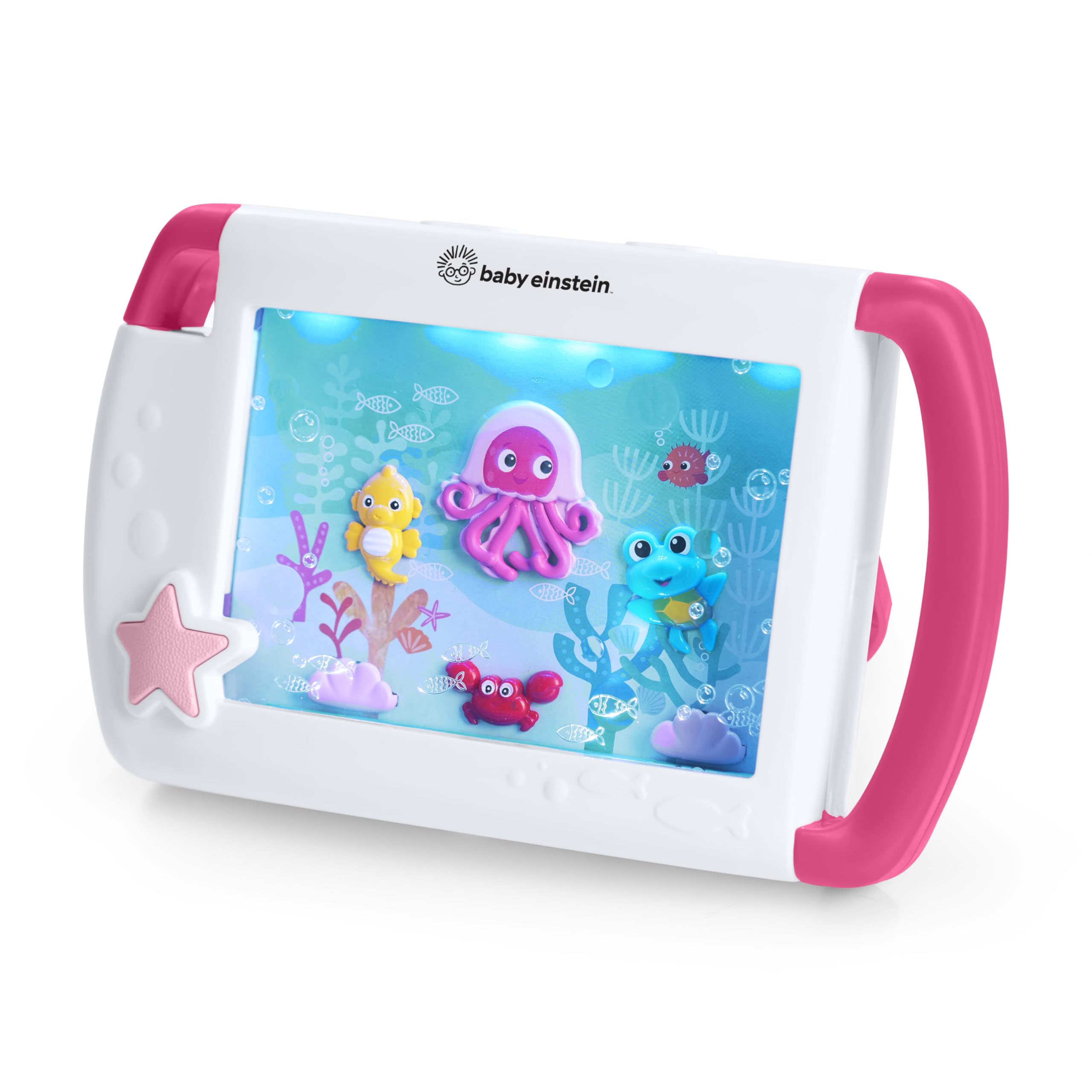 Baby Einstein On-the-Go Sea Dreams Soother - Portable Sound & Light Toy for 0+ Months