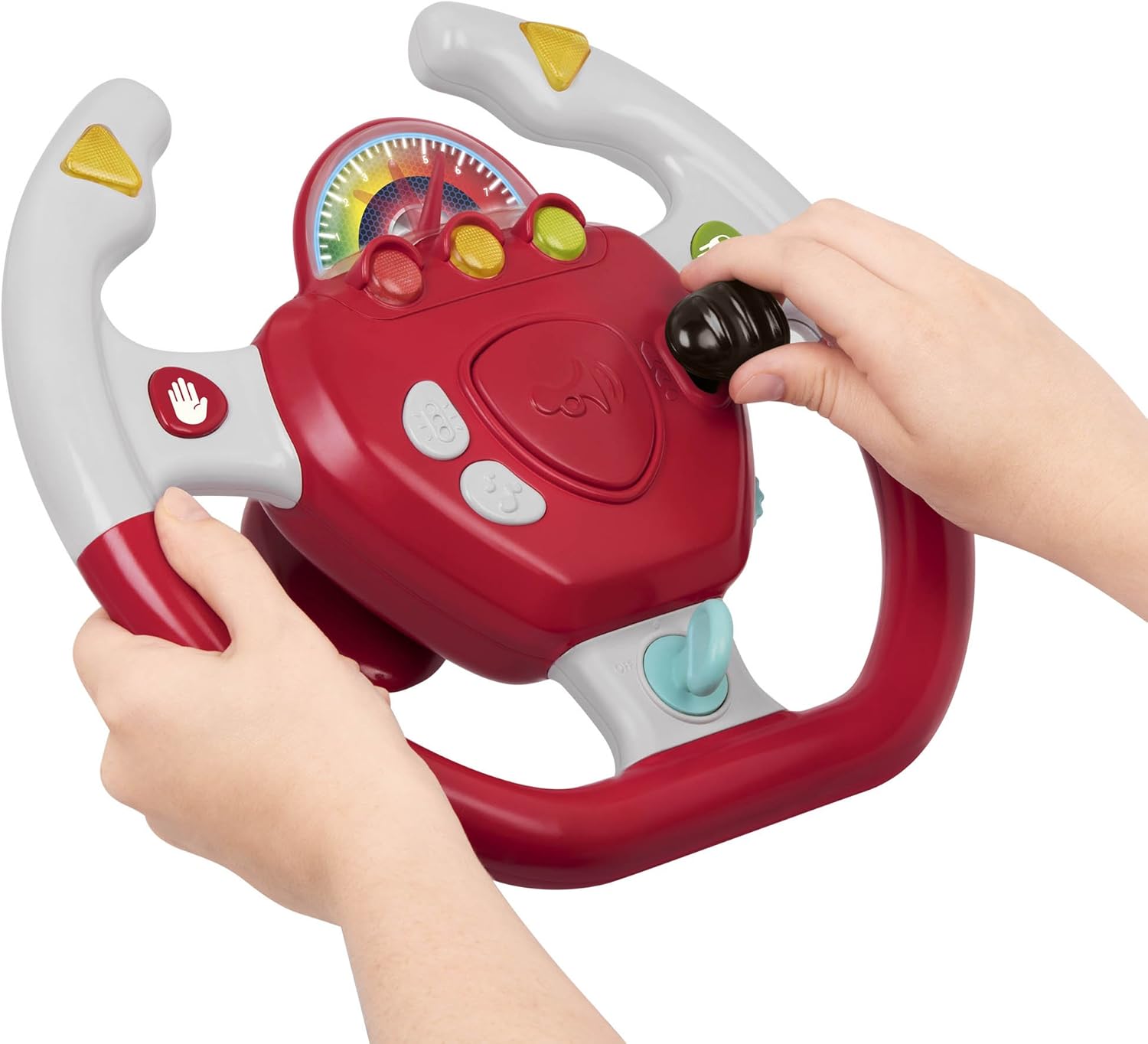 Battat Geared to Steer Interactive Driving Wheel - Educational Toy for Toddlers 2+ 3