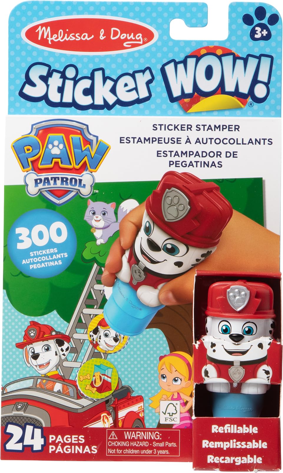 Melissa & Doug Activity Pad & Sticker Stamp - Multicolor