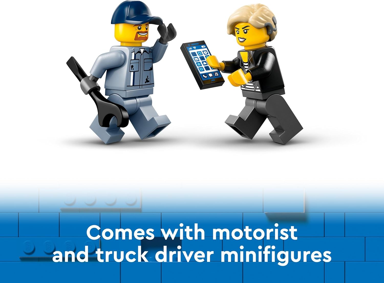 LEGO City Tow Truck and Sports Car Repair Vehicle Toy Set - Building Playset for Ages 4+