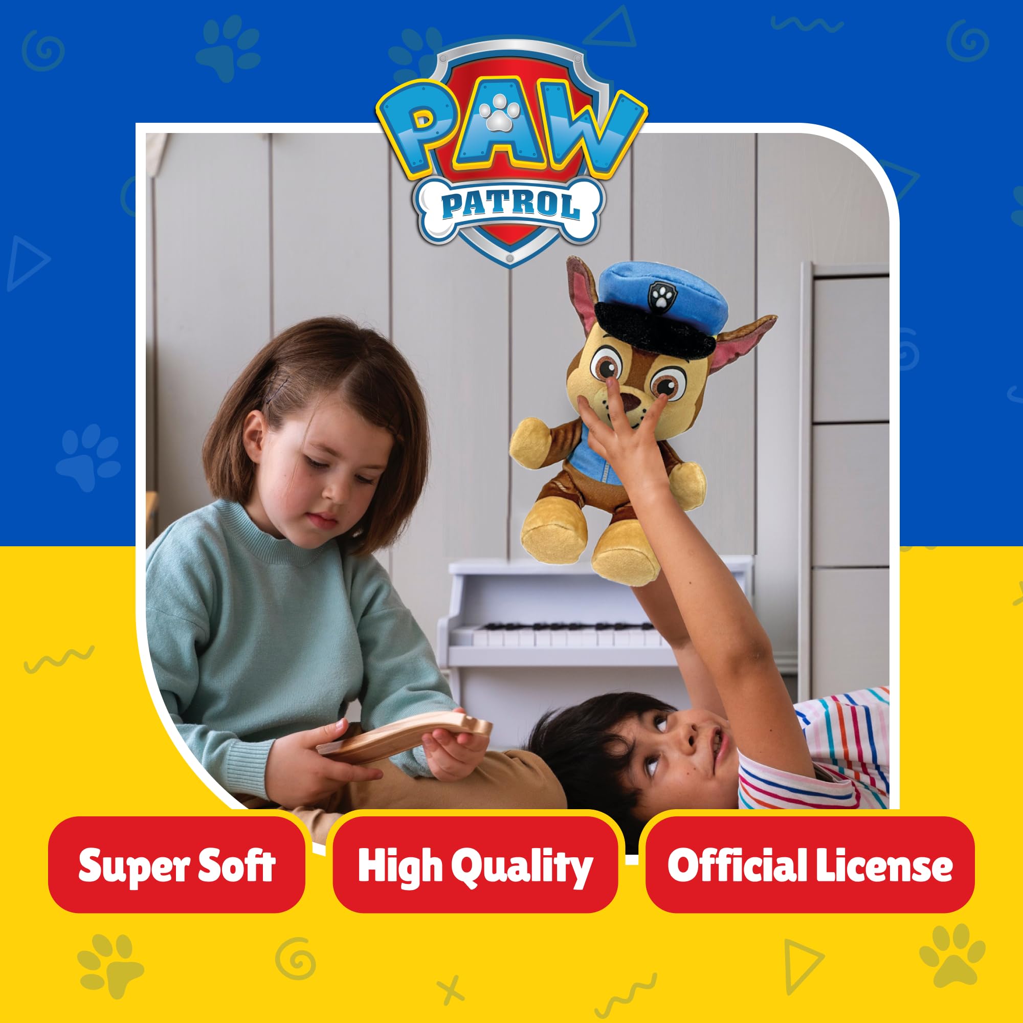 TY Chase Paw Patrol Soft Plush Toy for Kids, Cuddly Teddy, Collectible Stuf 3
