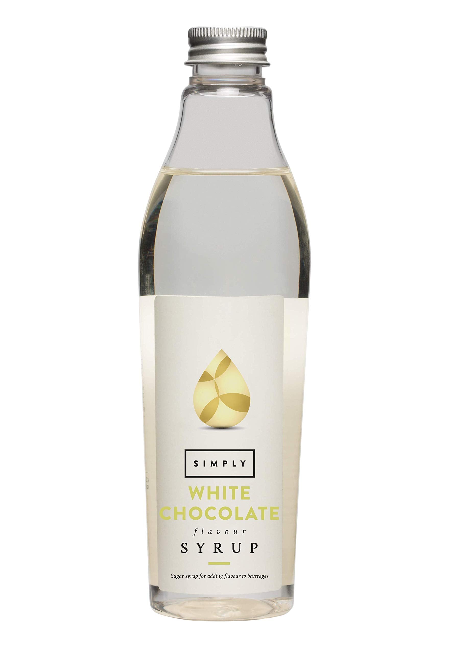 Simply - White Chocolate Syrup, Vegan & Nut Free Flavoured Syrup for Coffee & Baking 1