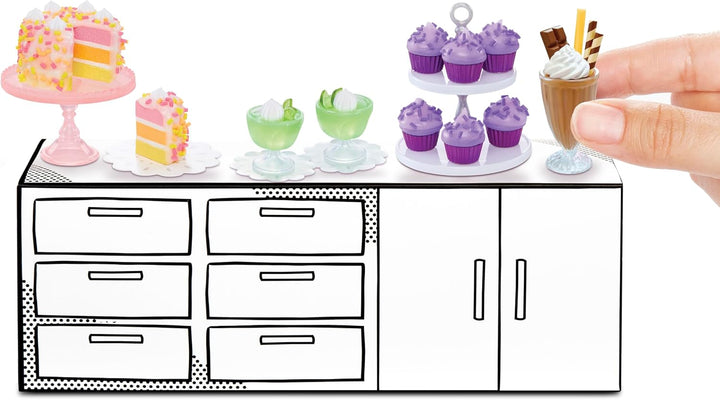 MGA's Miniverse Make It Mini Mega Buffet - DIY Resin Play Collectible Set