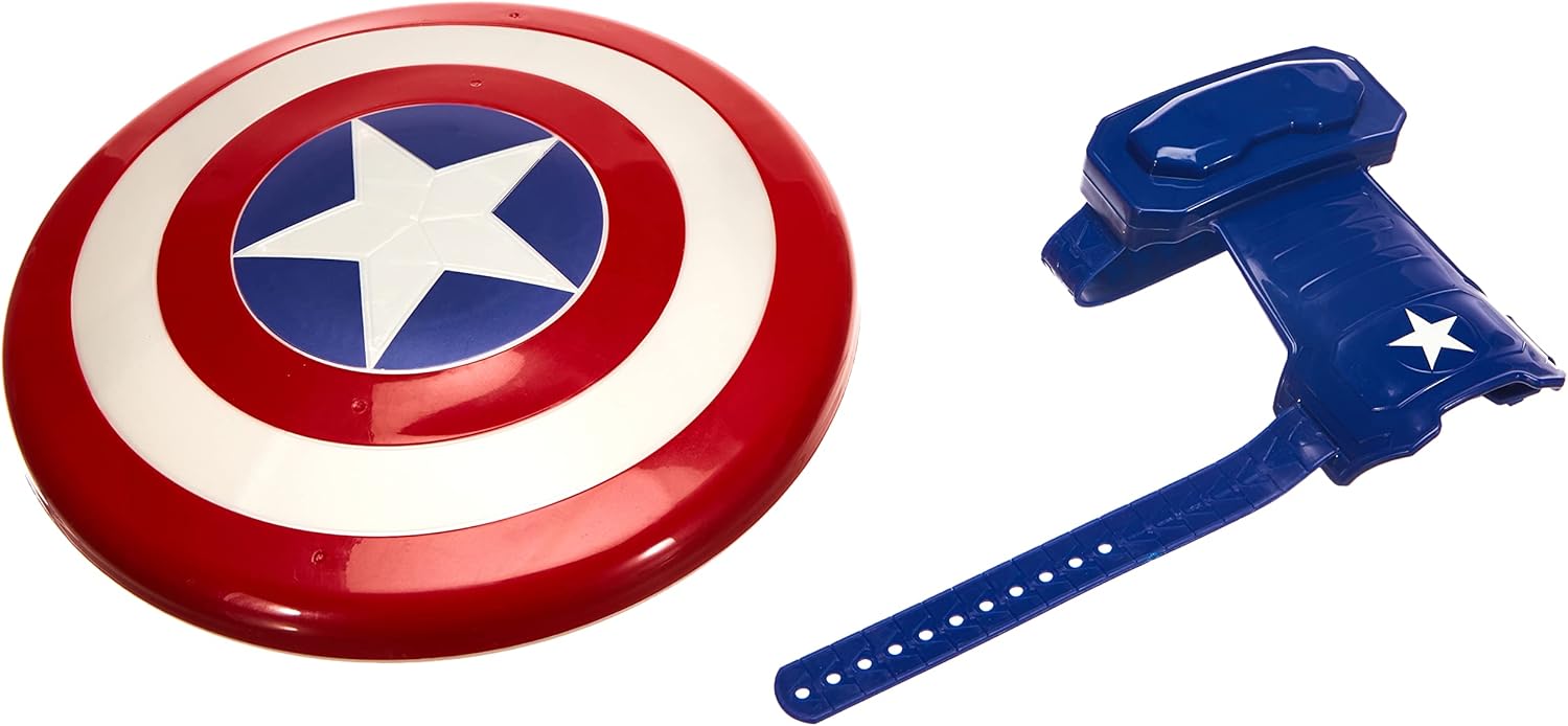 Hasbro Marvel Avengers Captain America Magnetic Shield and Gauntlet Toy for Kids 5 and Up 4