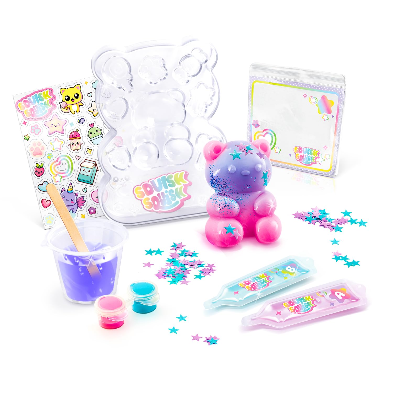 Canal Toys Squish Squish Squishy DIY Kit – Create & Decorate Soft Sensory Toys | Ages 6+ 4