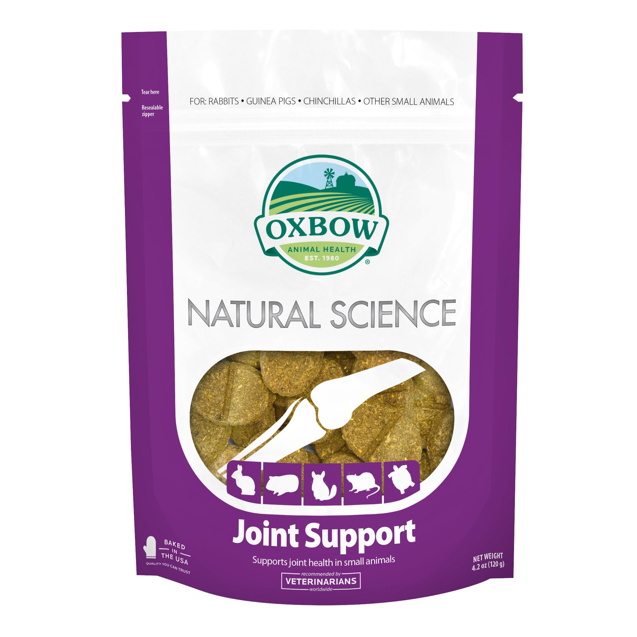 Oxbow Natural Science Joint Support Supplement for Small Animals | Glucosamine & Turmeric | 119g 1