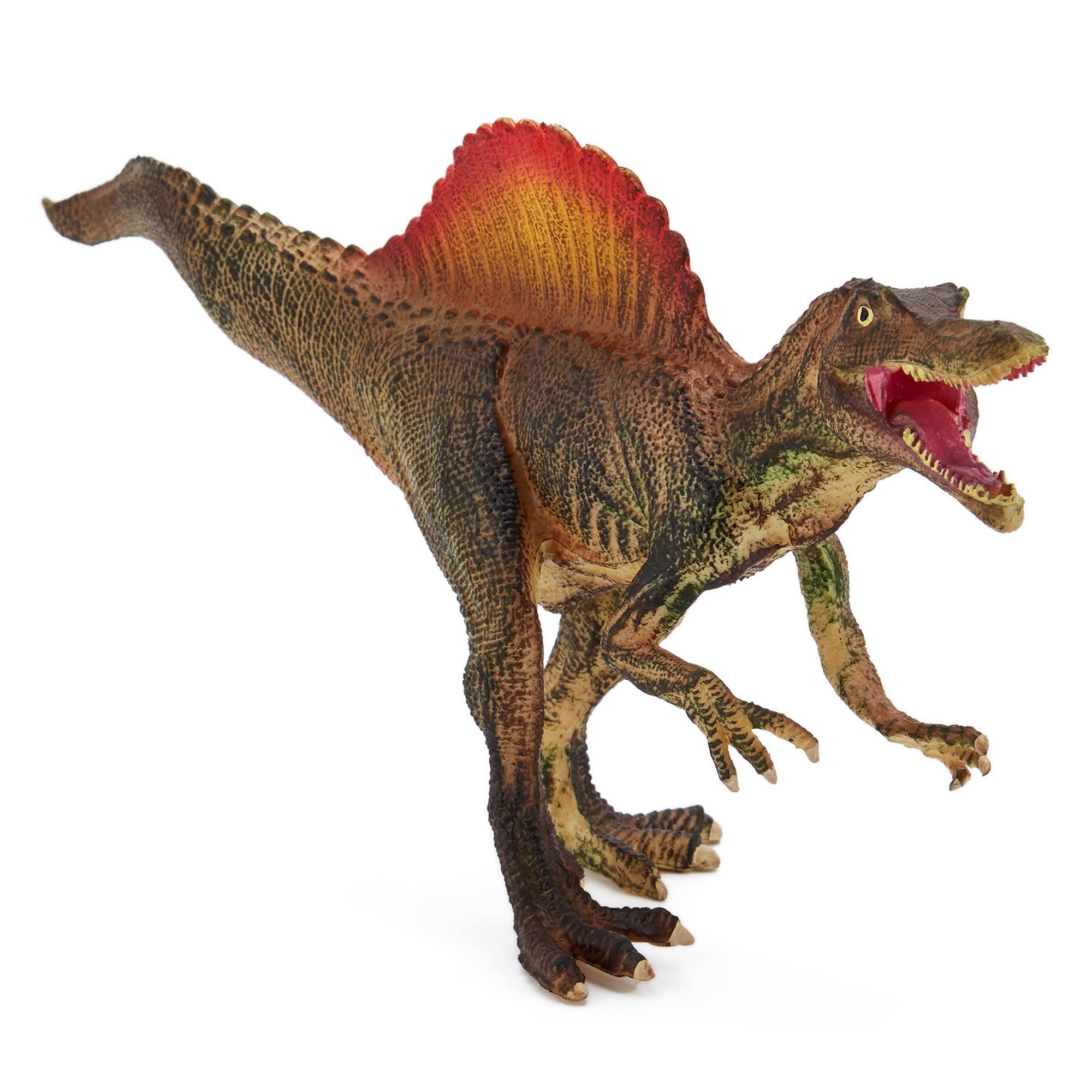 Zappi Co Spinosaurus Dinosaur Figure Toy - Realistic Detail | 27cm Length | TPR Material
