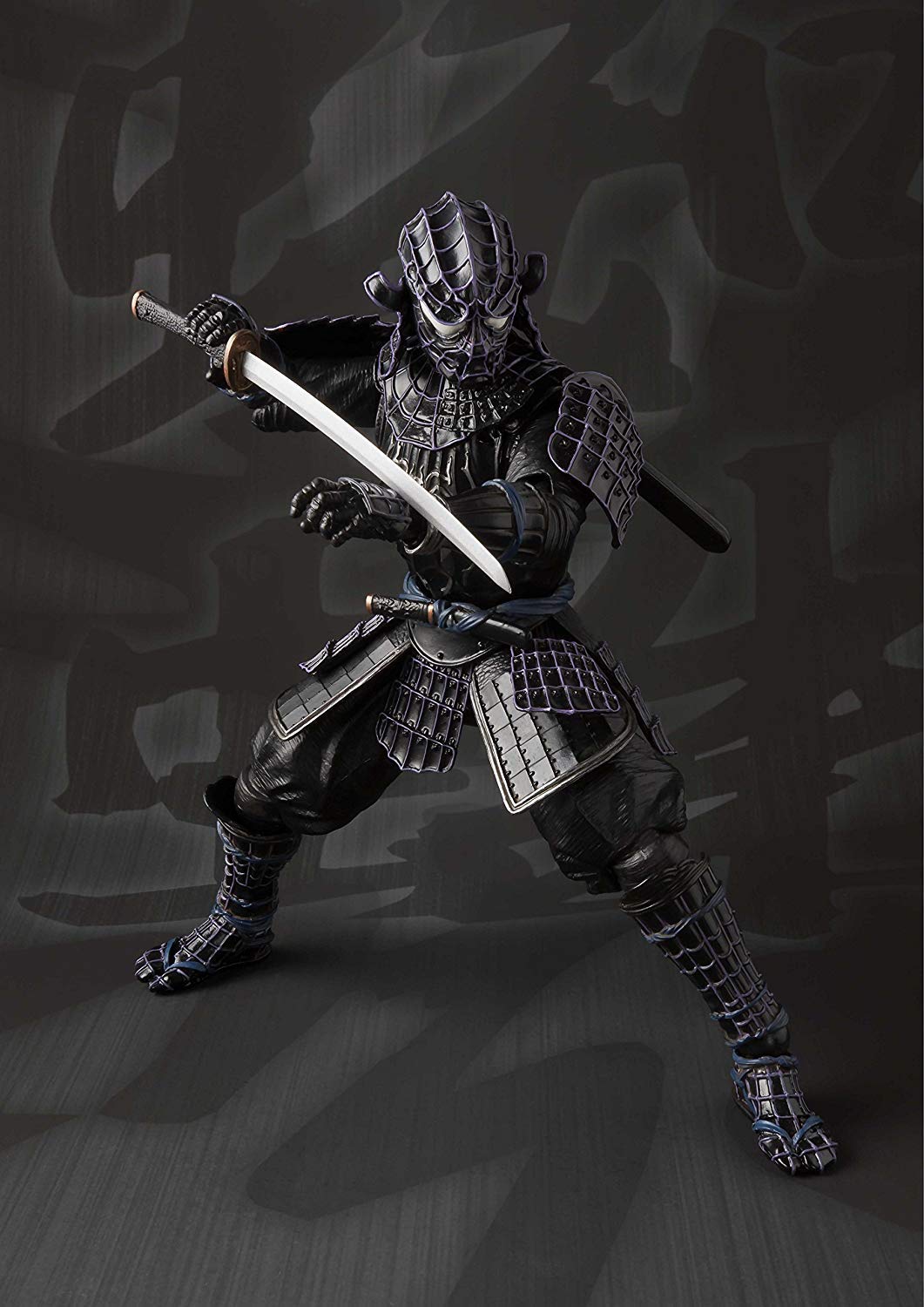 Bandai Tamashii Nations Meisho Manga Realization - Onmitsu Black Samurai Spiderman Action Figure (BAS55101)