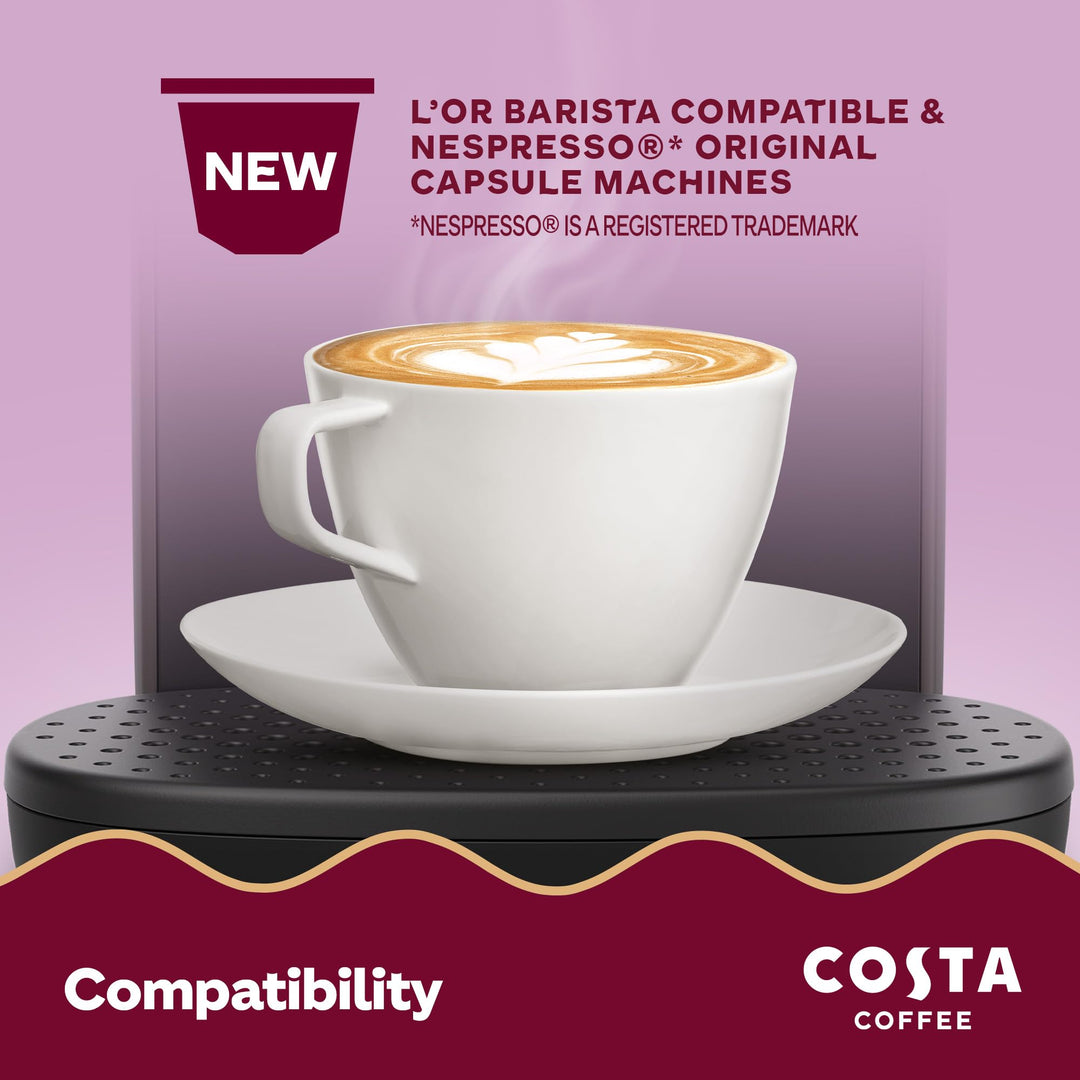 L"OR - Costa Bold Colombian Single Origin Aluminium Coffee Pods (Pack of 10)