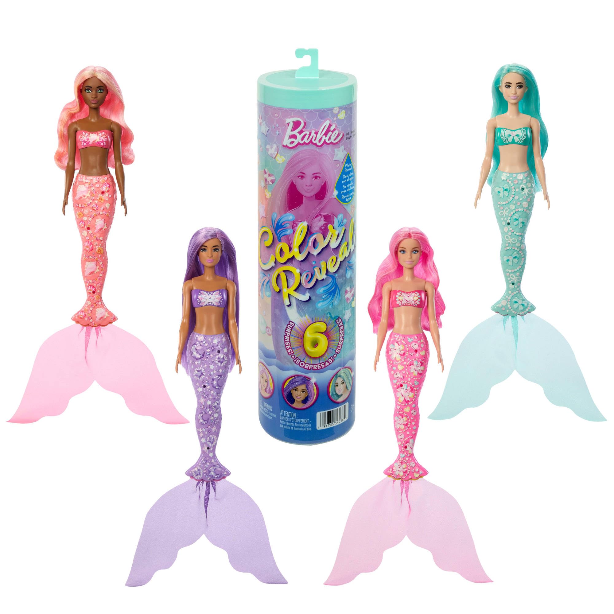 Barbie Color Reveal Doll & Accessories - Balloon Animals Series | 6 Surprises | JFV58 7