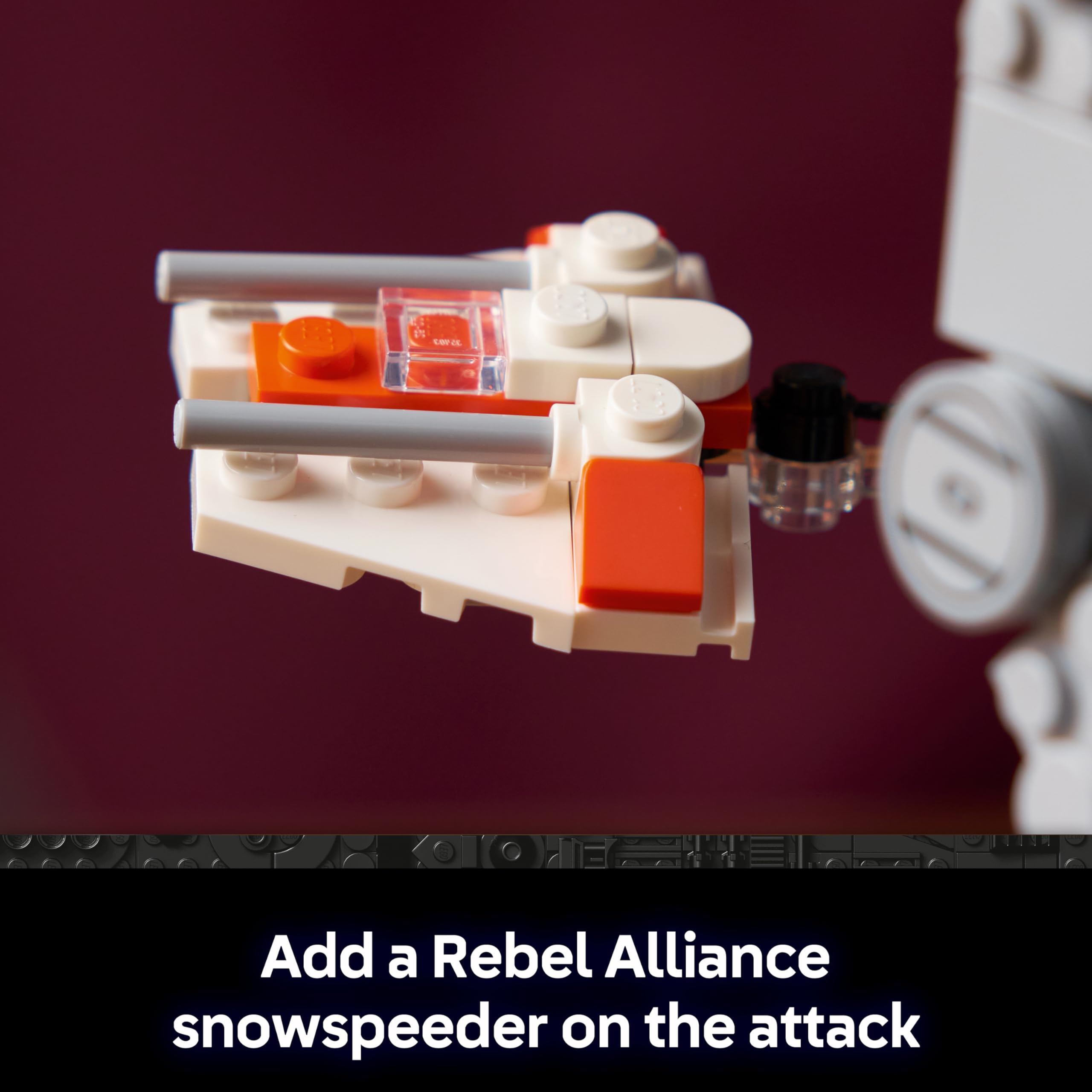 LEGO Star Wars 75440 AT-AT Building Set for Adults | Display Model with Snowspeeder | Ages 18+ 5