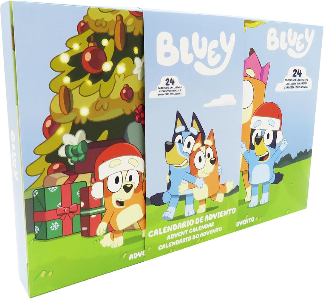 CYPBRANDS - Bluey Advent Calendar Surprise Calendar, Christmas Gift, Multicolor