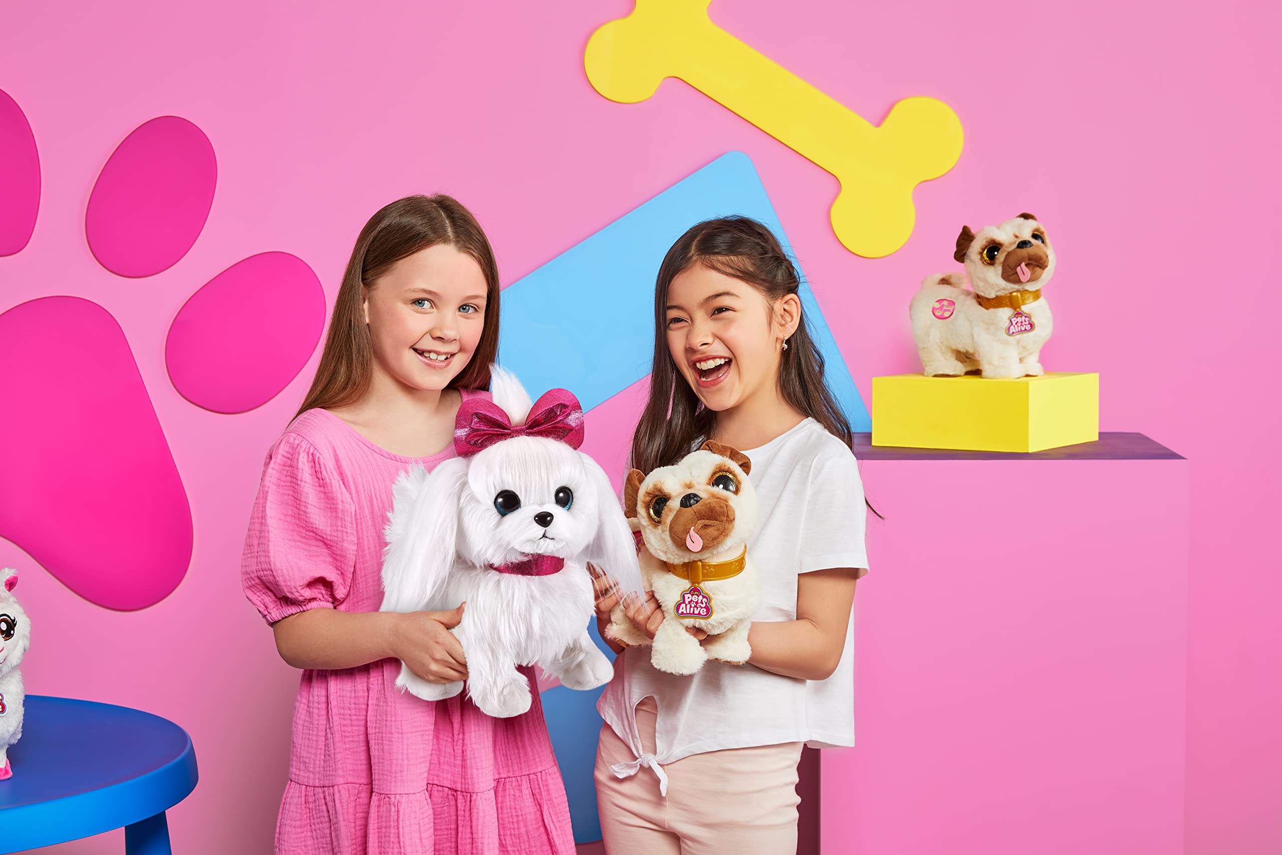 Pets Alive Lil' Paw Paw The Walking Puppy Robotic Toy | Electronic Plush | Pink 7