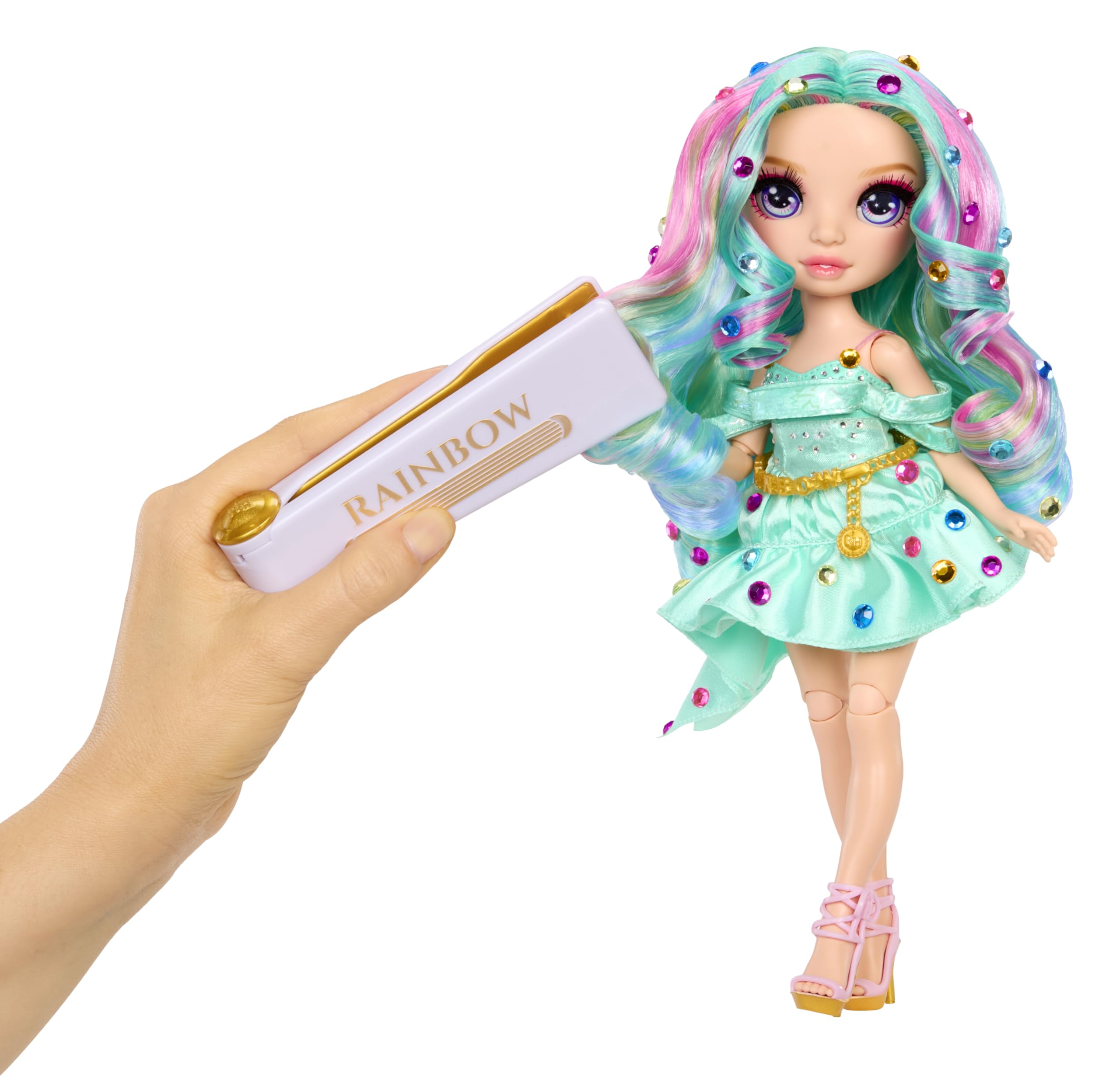 Rainbow High Be Dazzling Celine Turquoise Doll - 28cm Fashion Doll with Bedazzling Tool | Ages 4+ | Teal 5