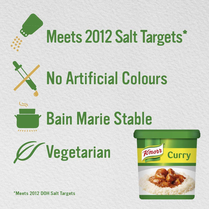 Knorr Curry Sauce Mix, 1kg - Makes 5L, Vegetarian, No Added MSG