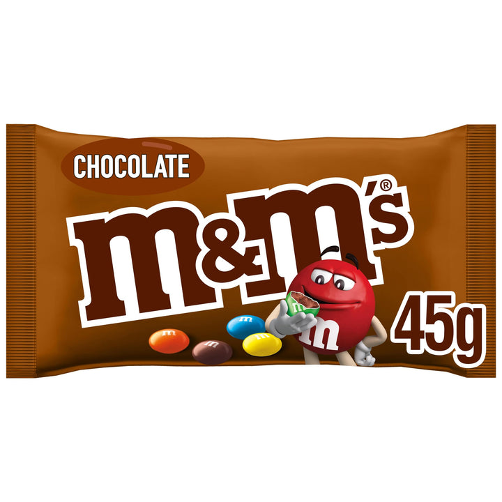 M&M's Milk Chocolate Bulk Box - 24 Pack Snack Size Bags for Movie Nights & Gifts