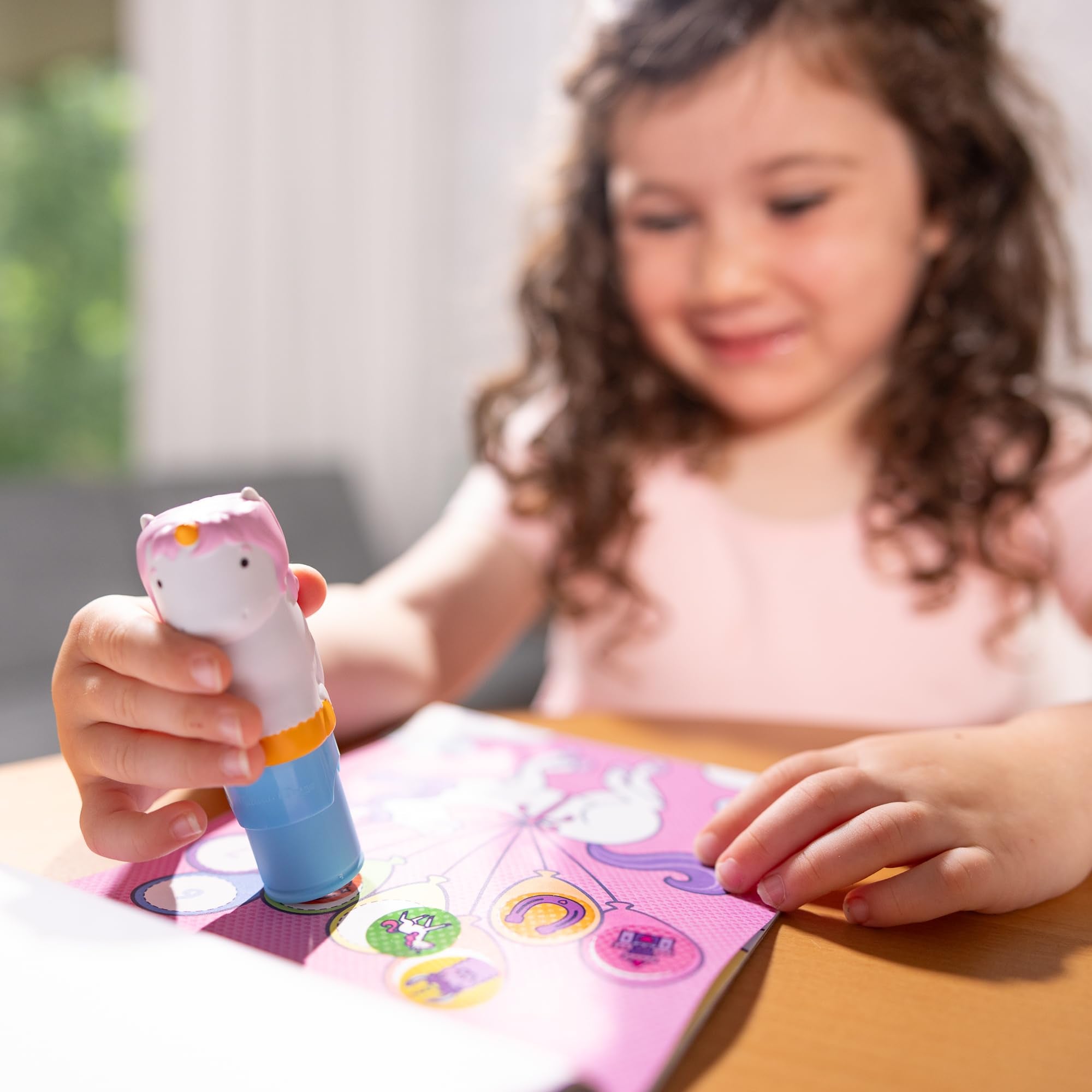 Melissa & Doug Sticker Wow Stamper & Activity Pad - Unicorn Theme | Mess-Free Play | Ages 3+ 8