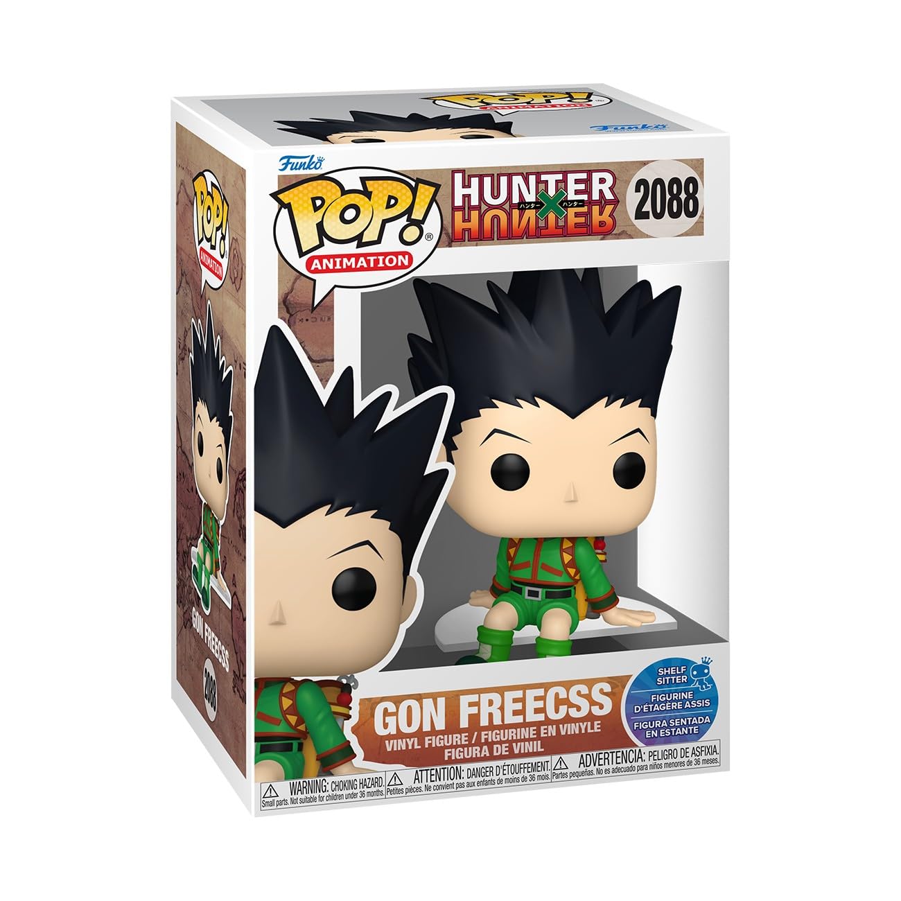Funko Pop! Gon Freecss - Hunter X Hunter Chibi Vinyl Figure | Approx 3.75 in | Model 86533 1