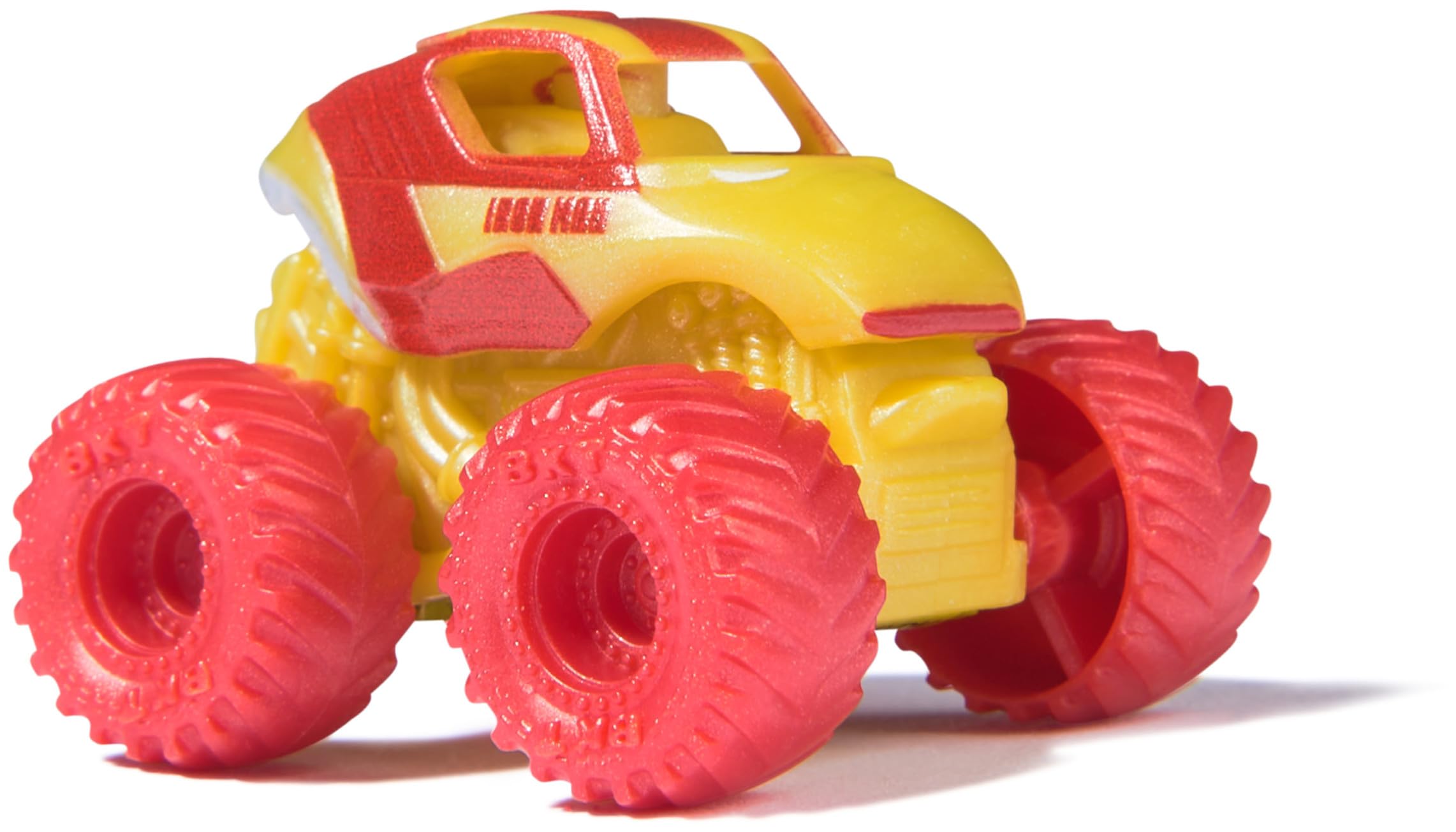 Monster Jam Marvel Mini Monster Truck 3-Pack (Black Panther, Captain America, Iron Man) 1:87 Scale Die-Cast 3