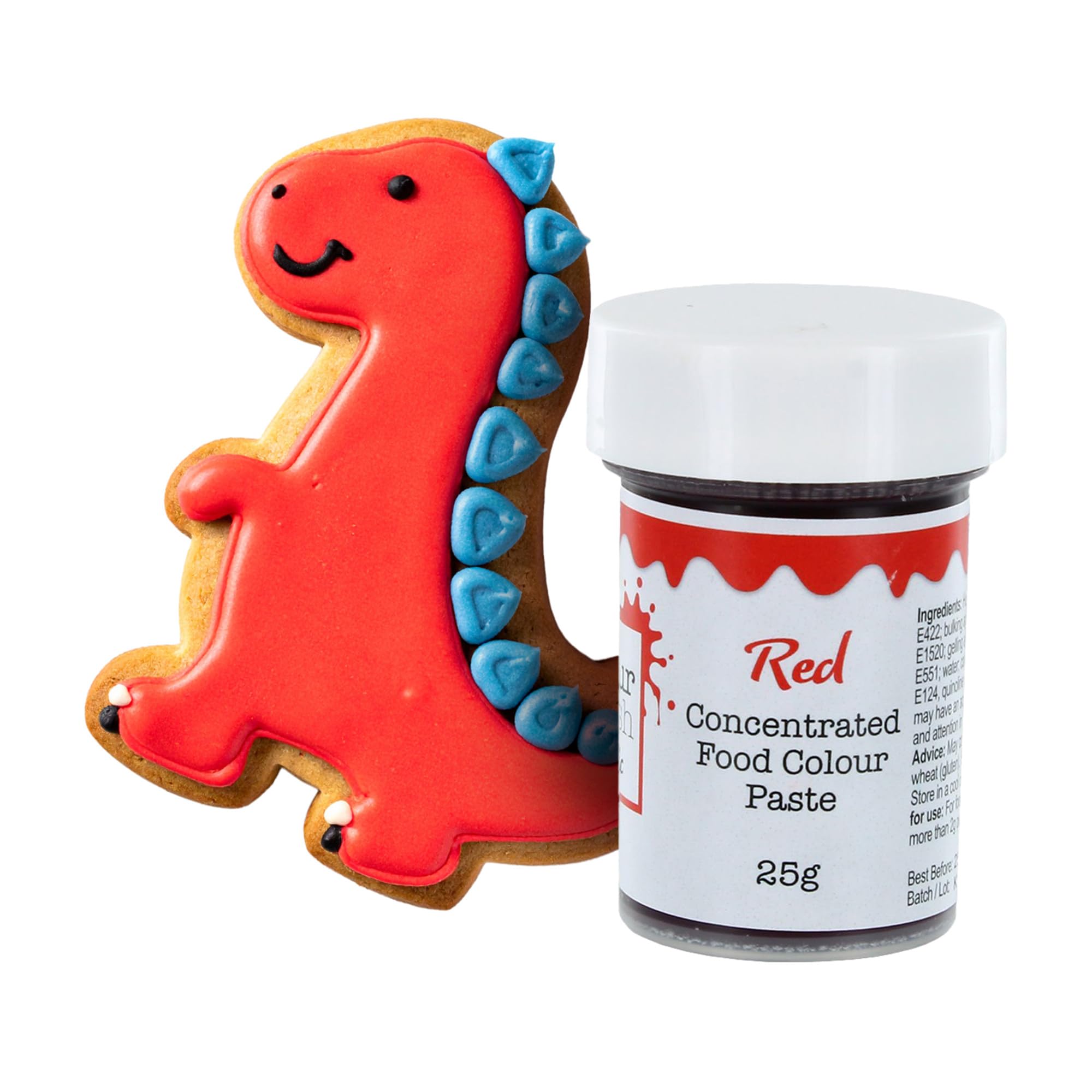 Colour Splash Concentrated Food Colouring Paste - Red | 25g Pot | Vibrant Edible Colour for Fondant & Buttercream 1