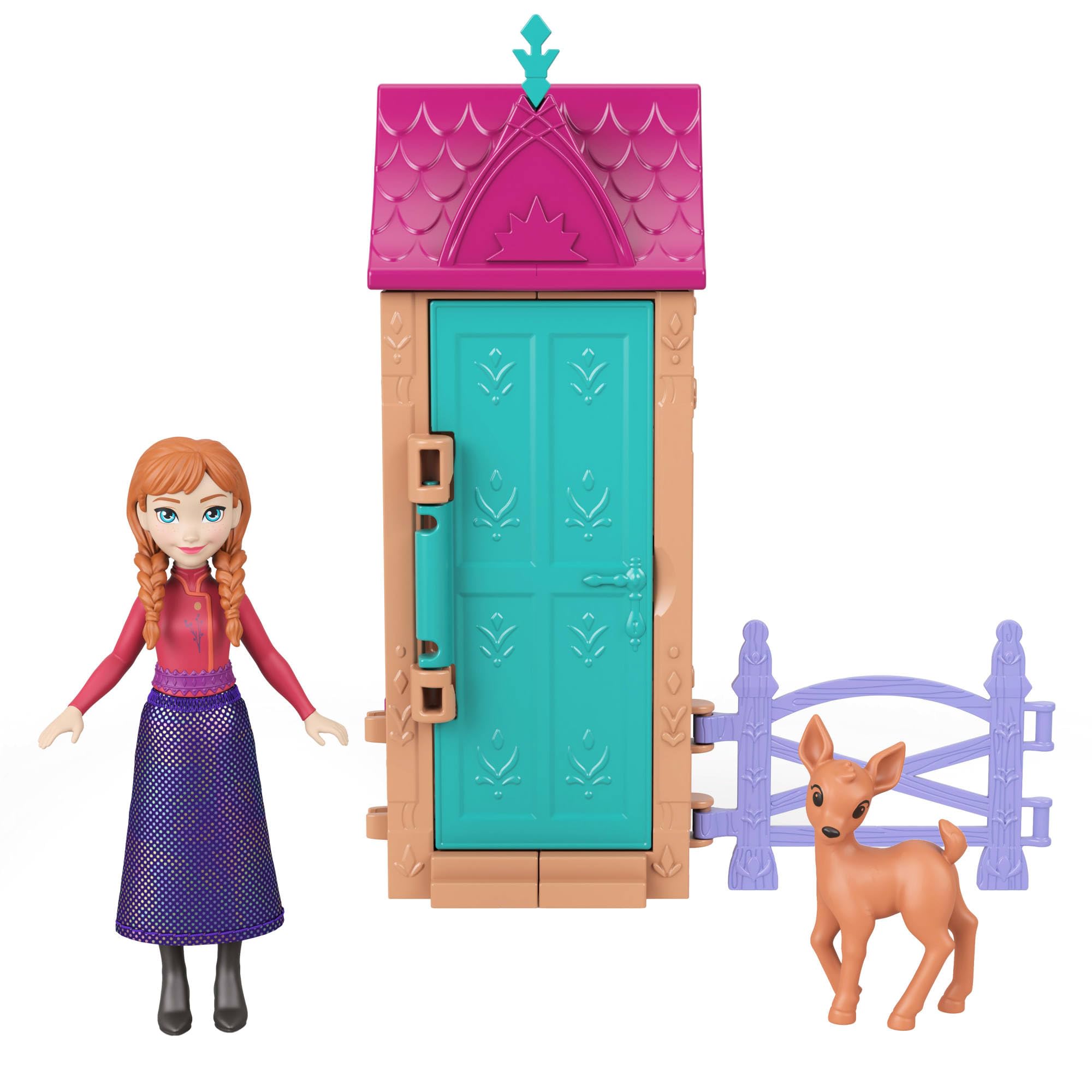 Mattel Disney Frozen Anna or Elsa Playset - 5-Surprise Stacker with Posable Doll & Accessories 3