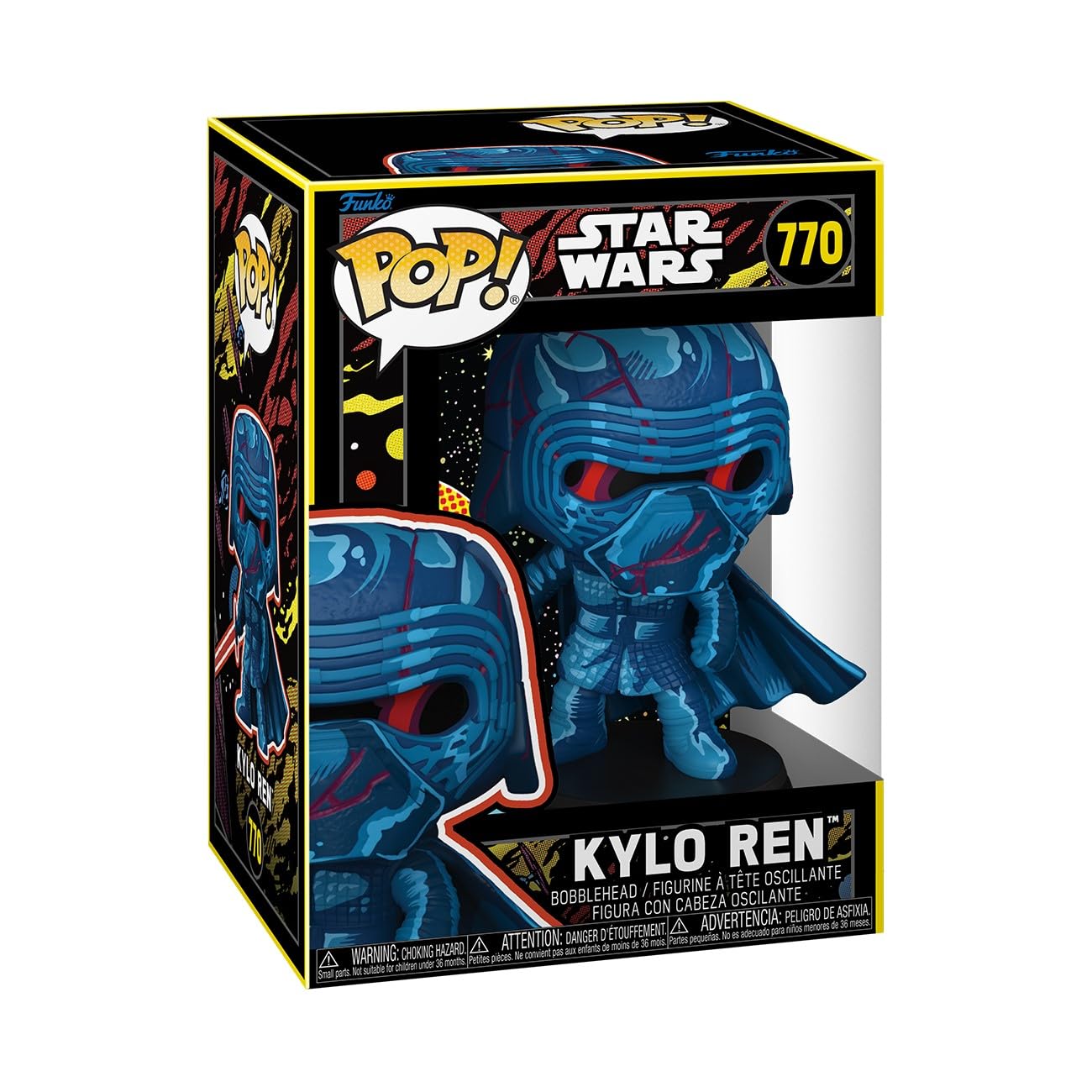 Funko Pop! Star Wars - Kylo Ren Vinyl Figure (83815) Episode 7 Retro 1
