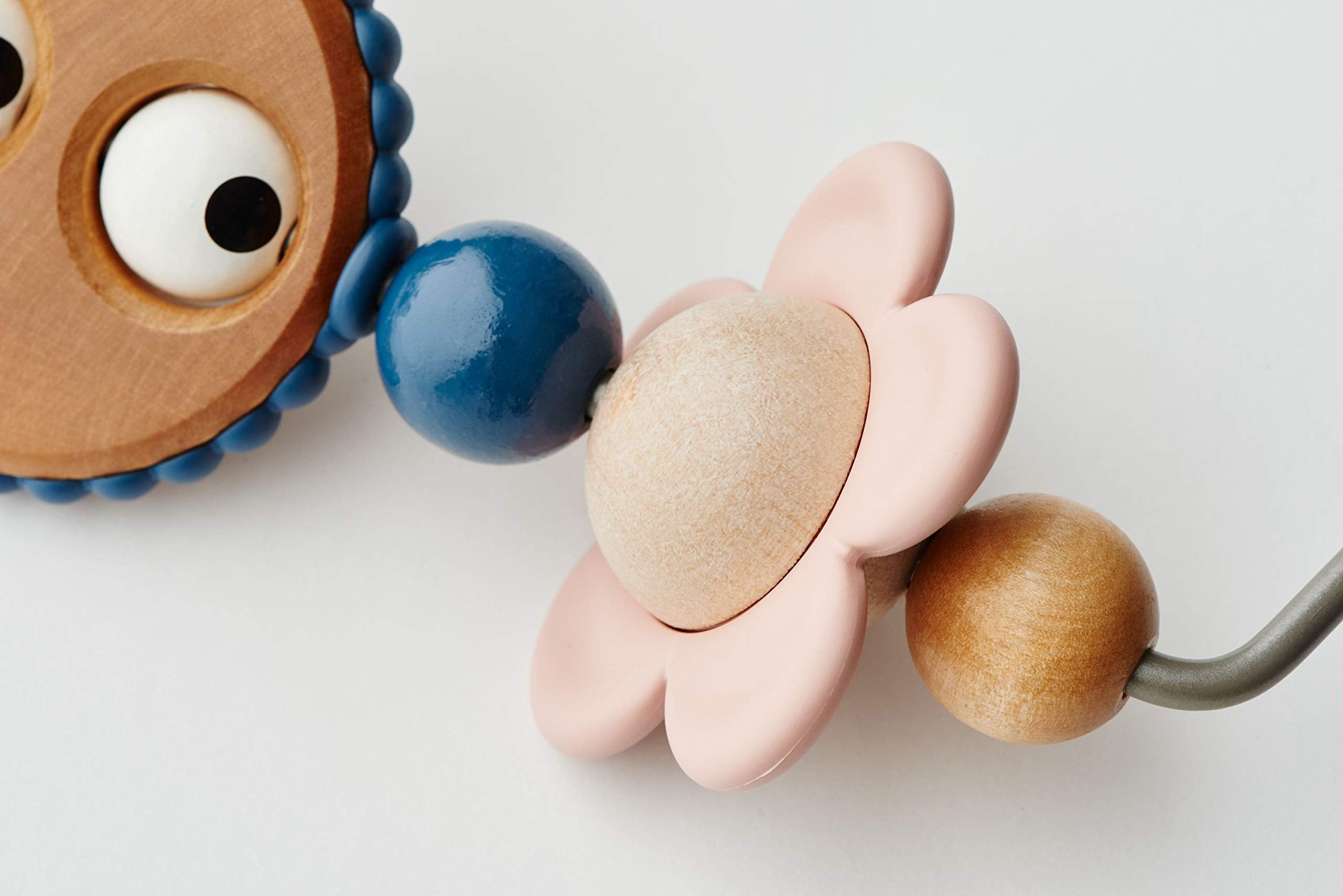 BabyBjörn Toy for Bouncer - Googly Eyes Pastels | Stimulates Development | Fits All Bouncers