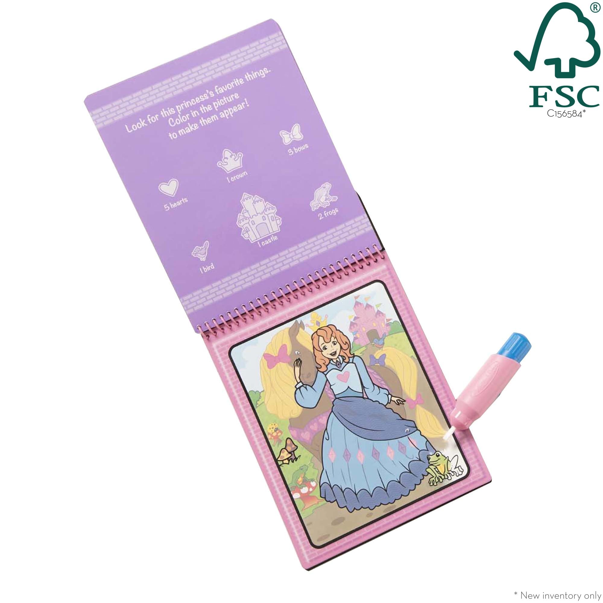 Melissa & Doug Water WOW! Fairy Tale Deluxe Activity Pad | Reusable No-Mess Painting | Ages 3+ | FSC Certified 4